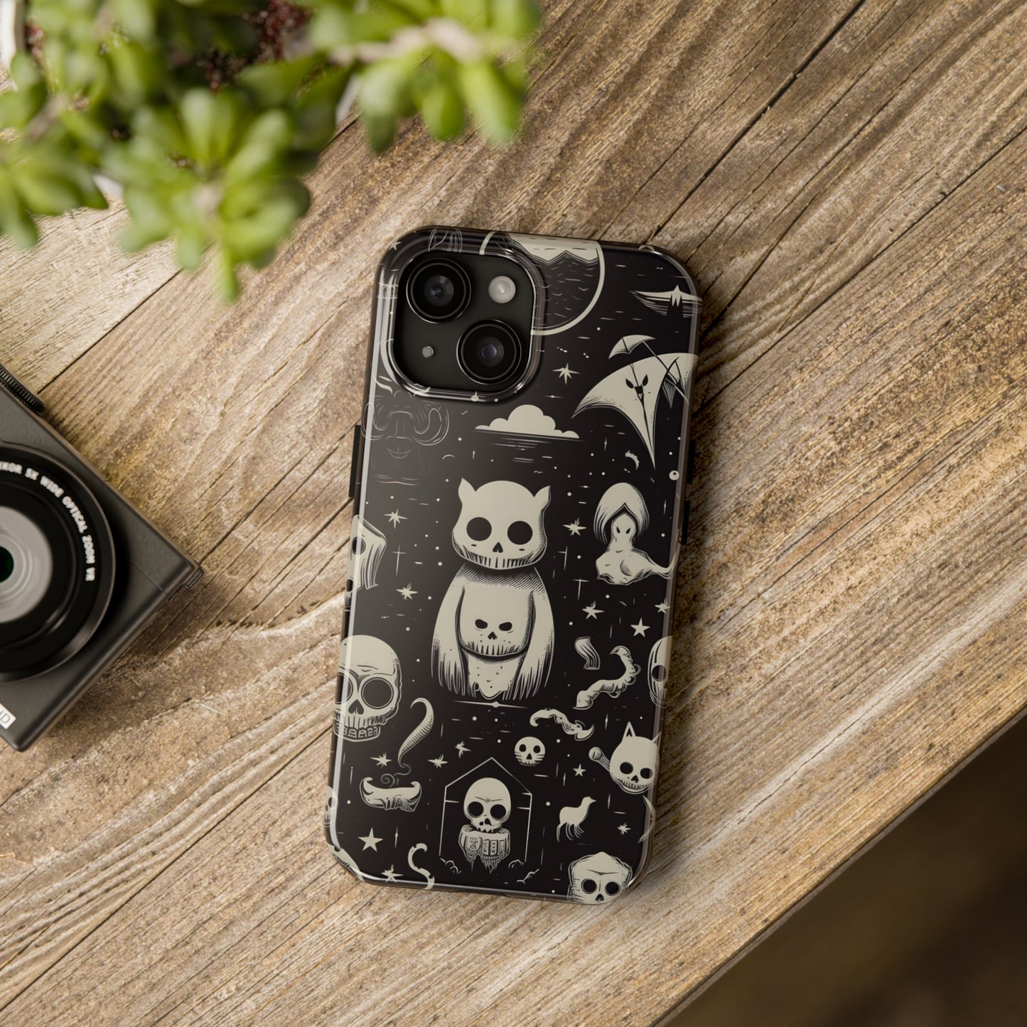 Spooky Skull Patterns - Protective iPhone Cases