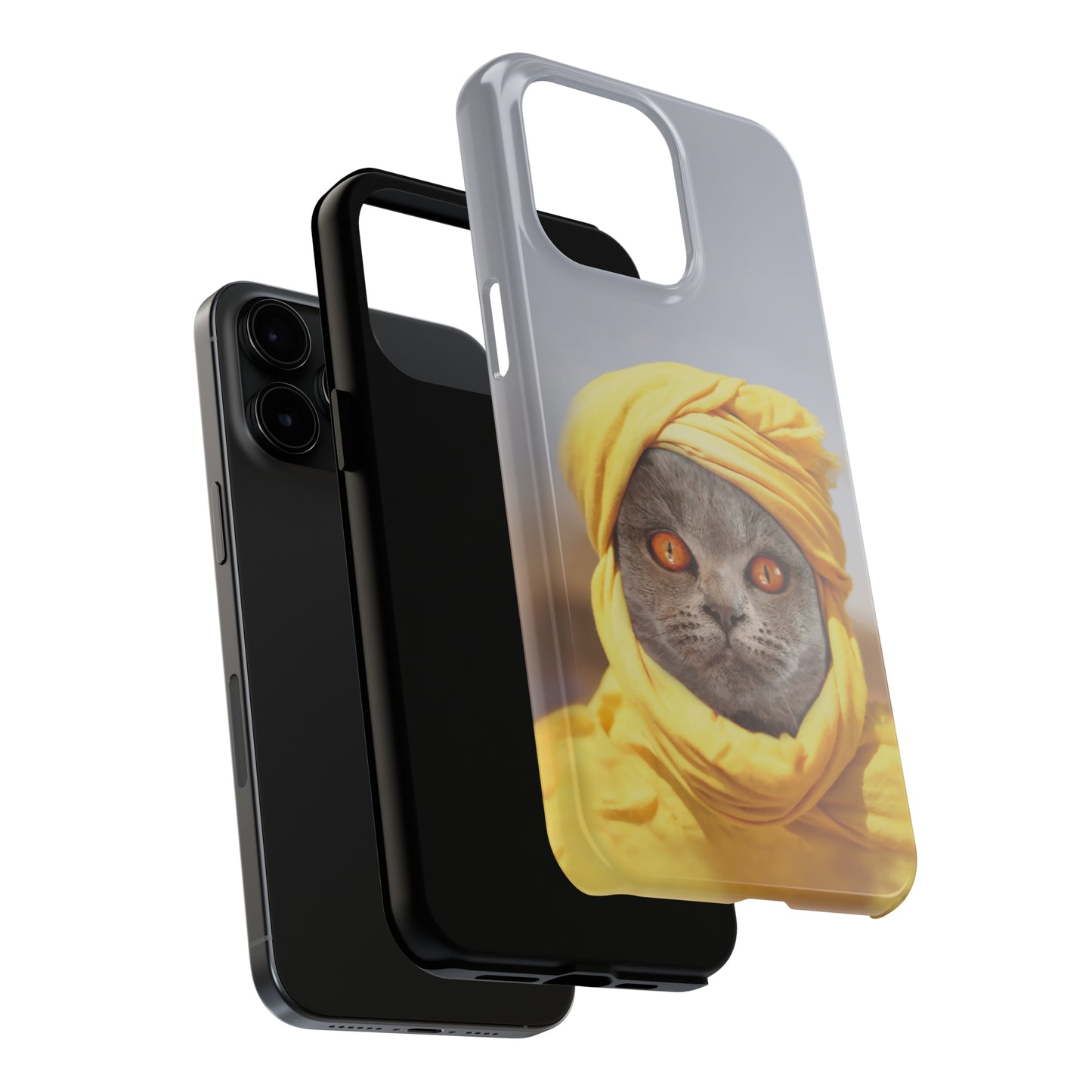 Protective iPhone Cases - Cat Man by Tegusuk