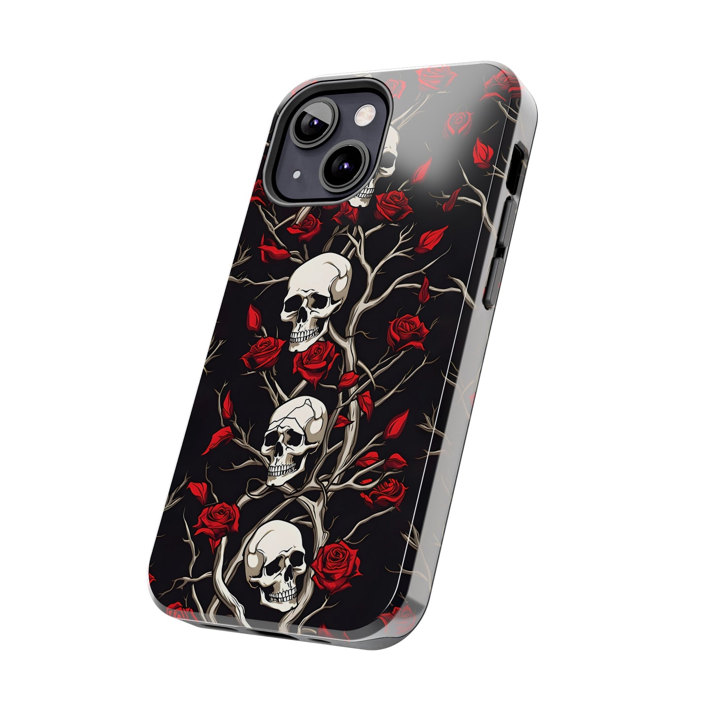 Skull and Rose - Tough iPhone Cases