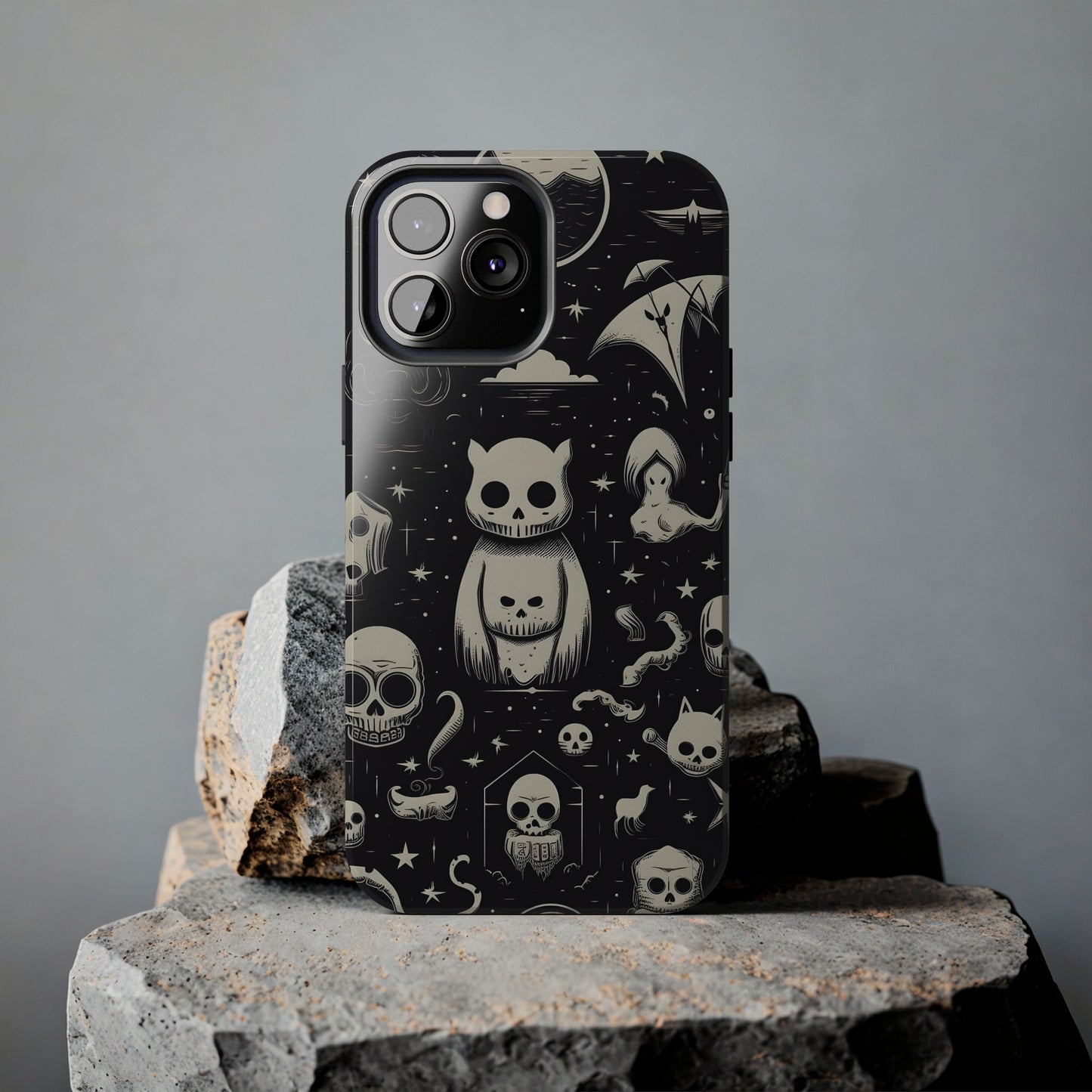 Spooky Skull Patterns - Protective iPhone Cases