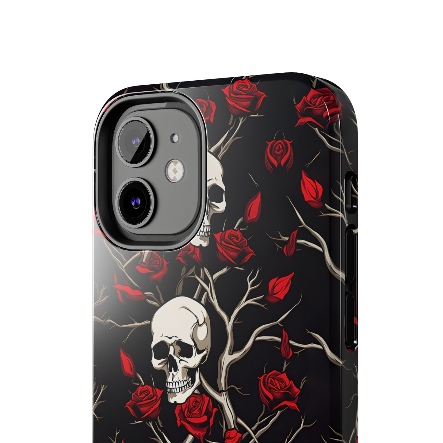 Skull and Rose - Tough iPhone Cases