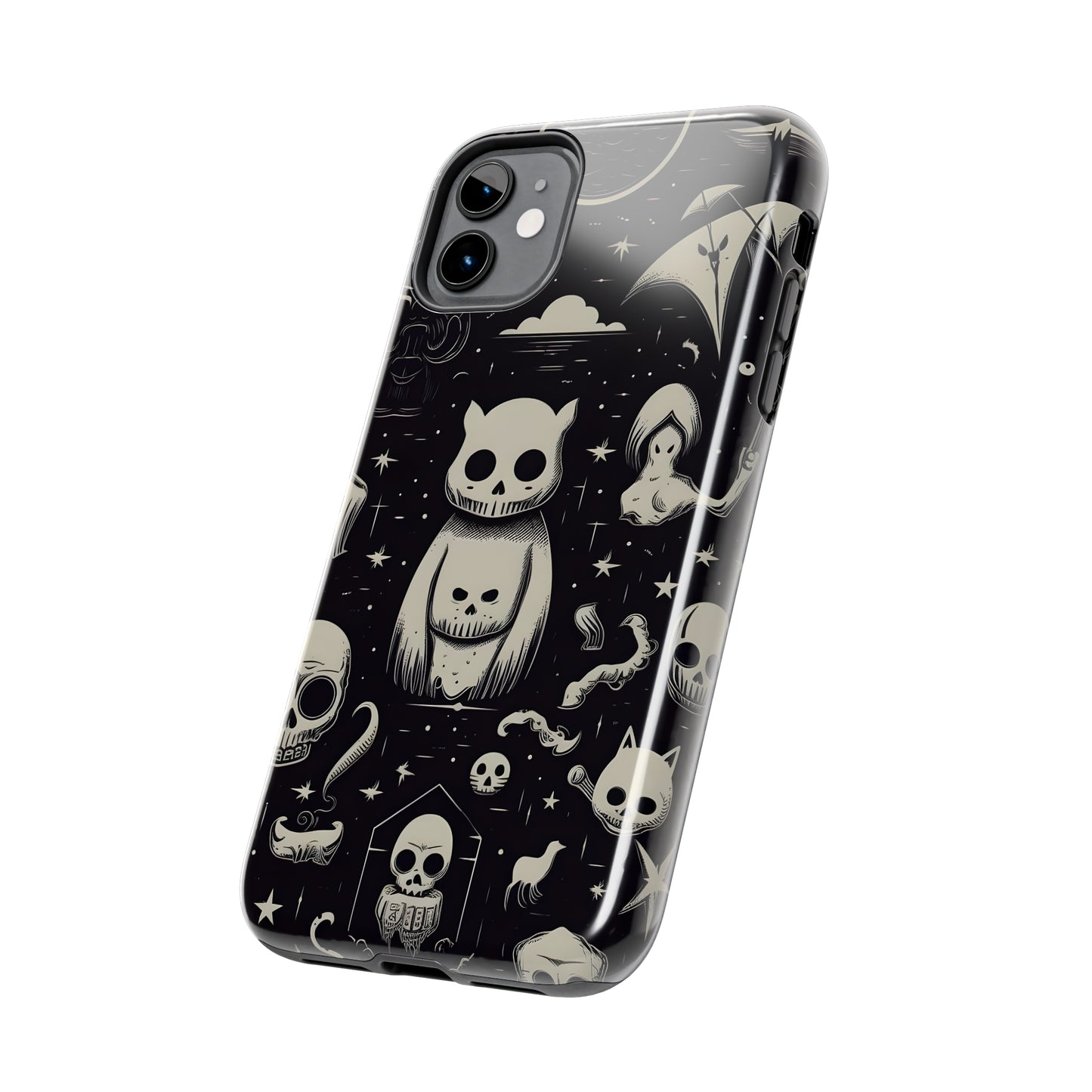 Spooky Skull Patterns - Protective iPhone Cases