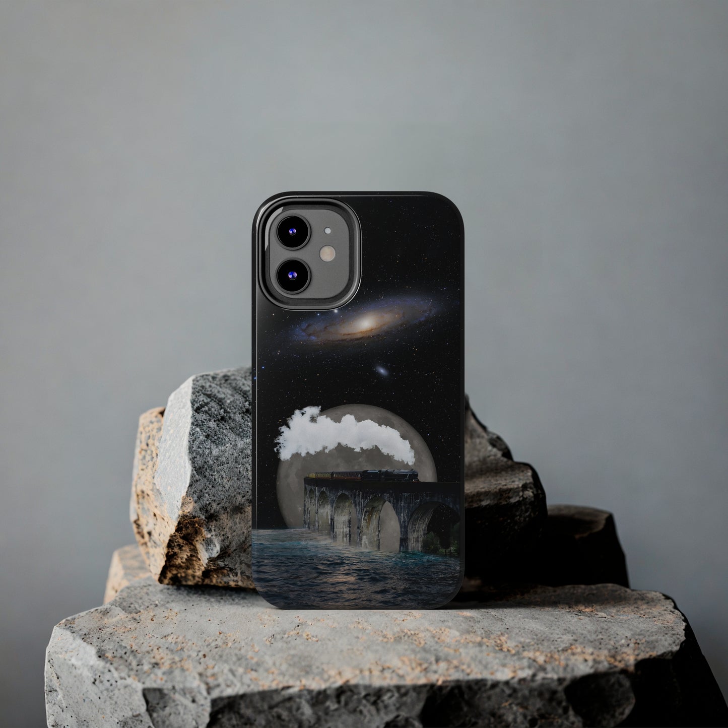 Protective iPhone Cases - Space Collage Art by Tegusuk