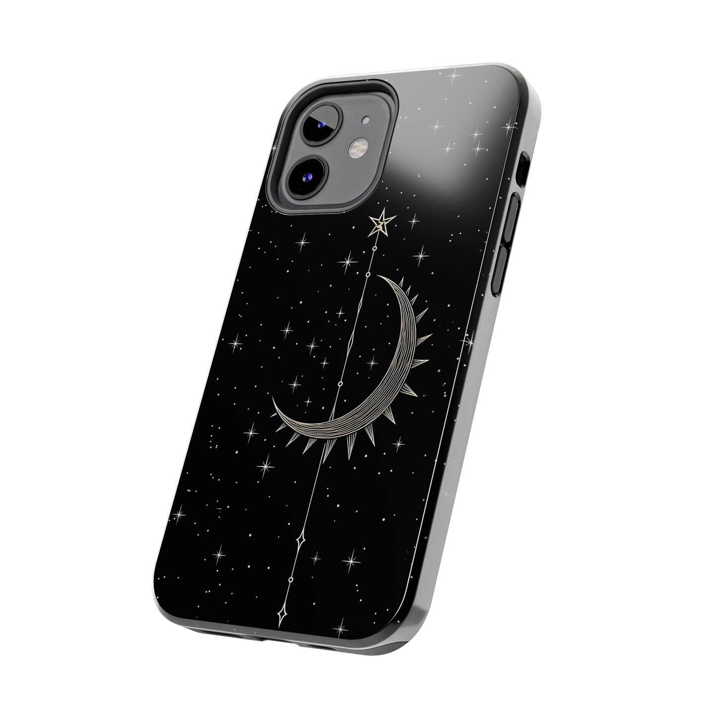Gothic Crescent Moon - Protective iPhone Cases