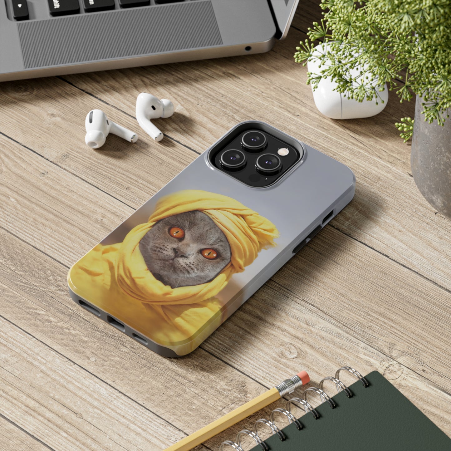 Protective iPhone Cases - Cat Man by Tegusuk