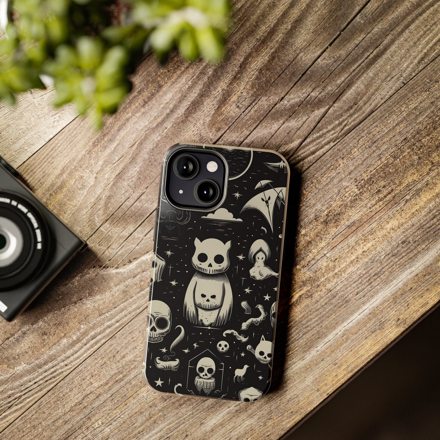 Spooky Skull Patterns - Protective iPhone Cases