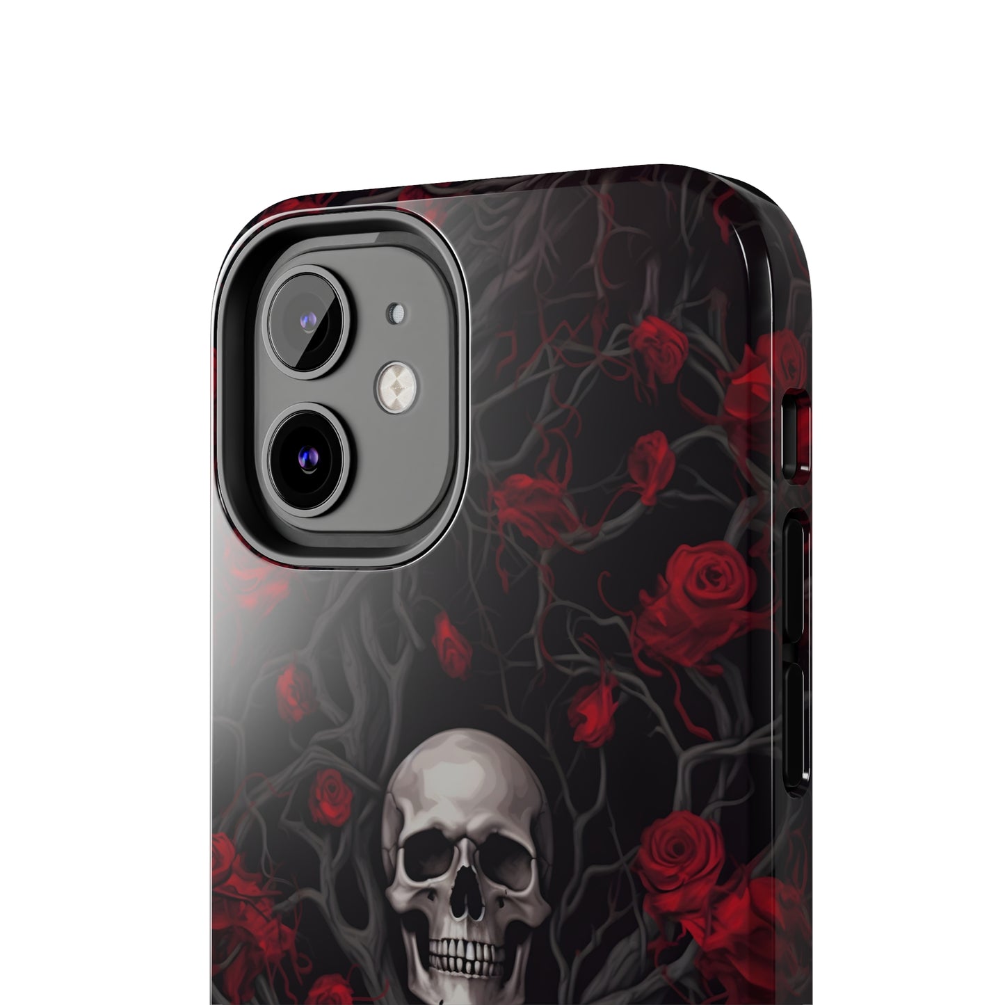 Skull and Roses - Tough iPhone Cases
