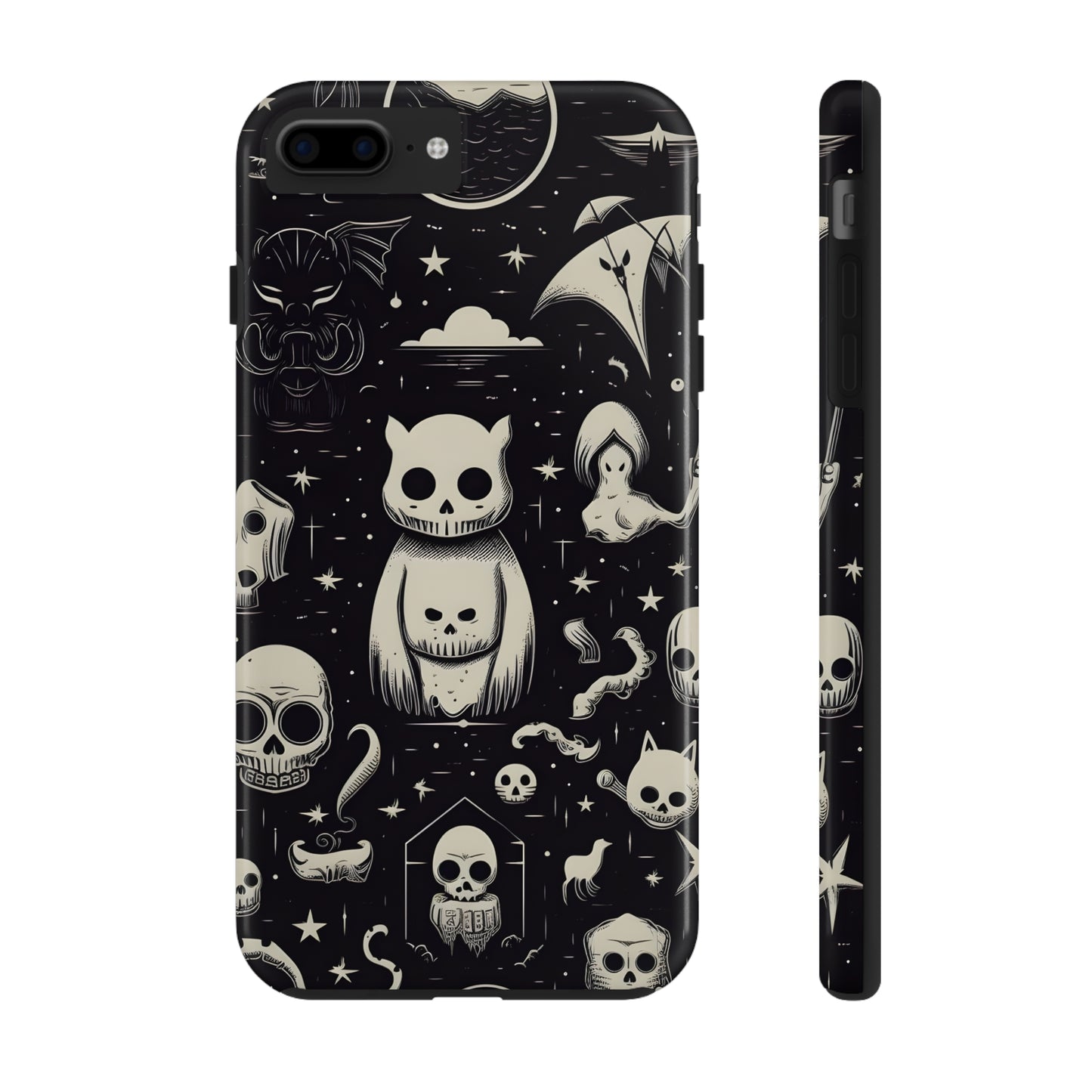 Spooky Skull Patterns - Protective iPhone Cases