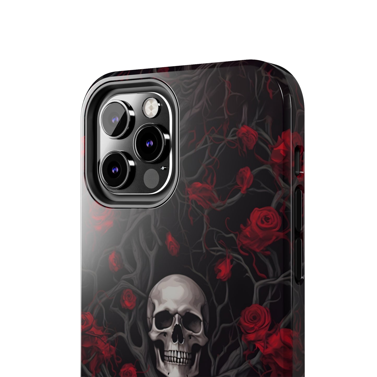Skull and Roses - Tough iPhone Cases