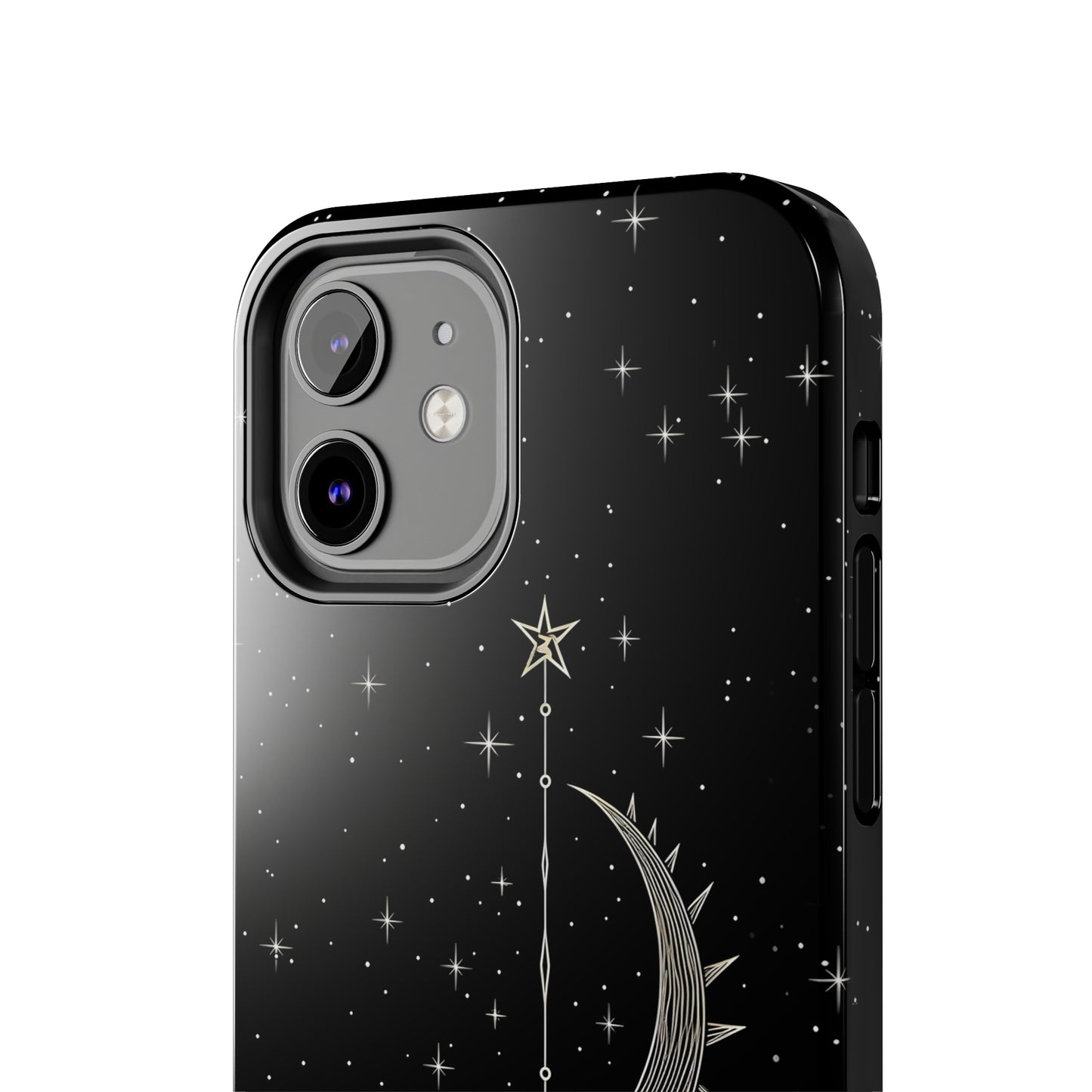 Gothic Crescent Moon - Protective iPhone Cases