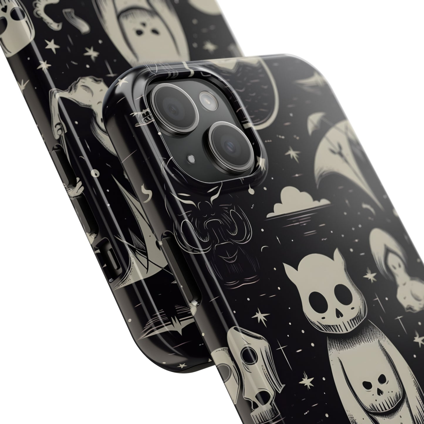 Spooky Skull Patterns - Protective iPhone Cases