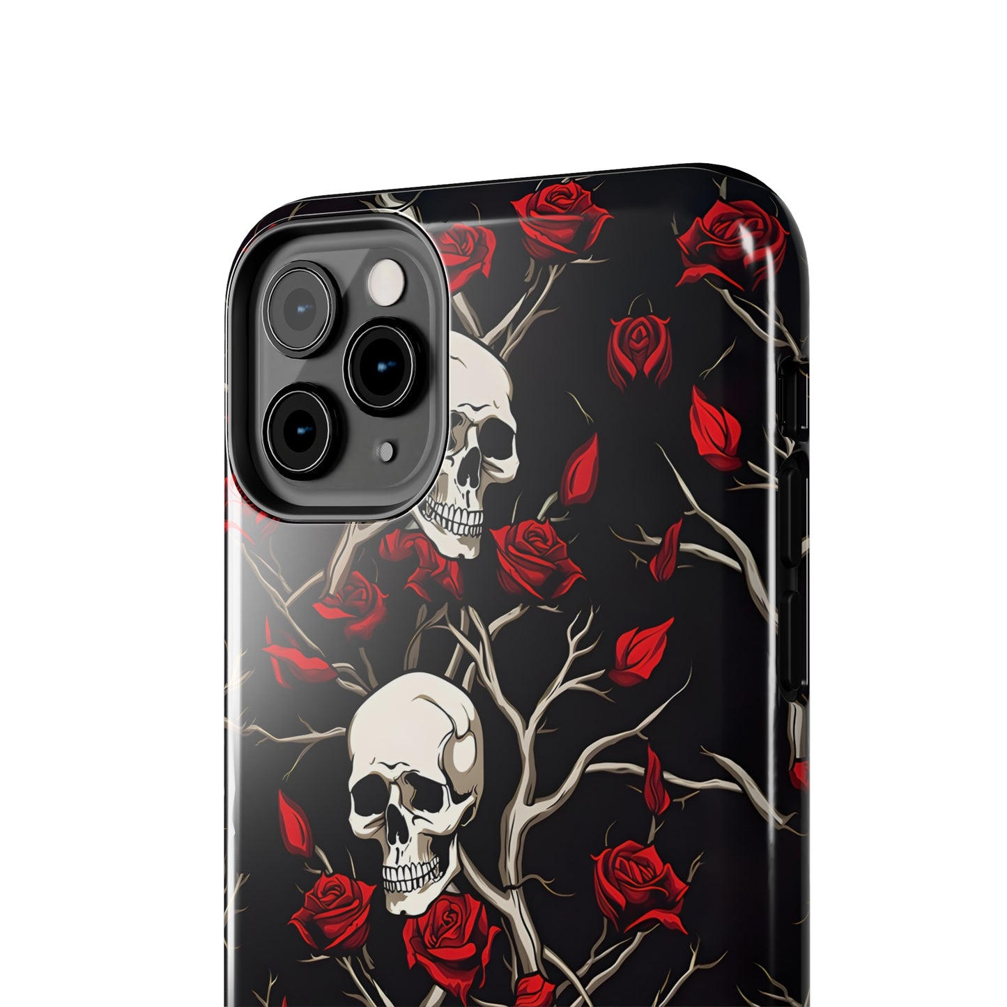 Skull and Rose - Tough iPhone Cases