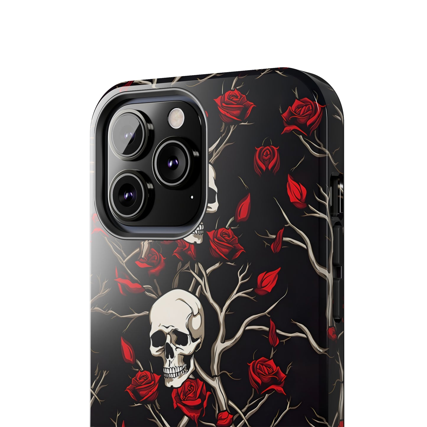Skull and Rose - Tough iPhone Cases