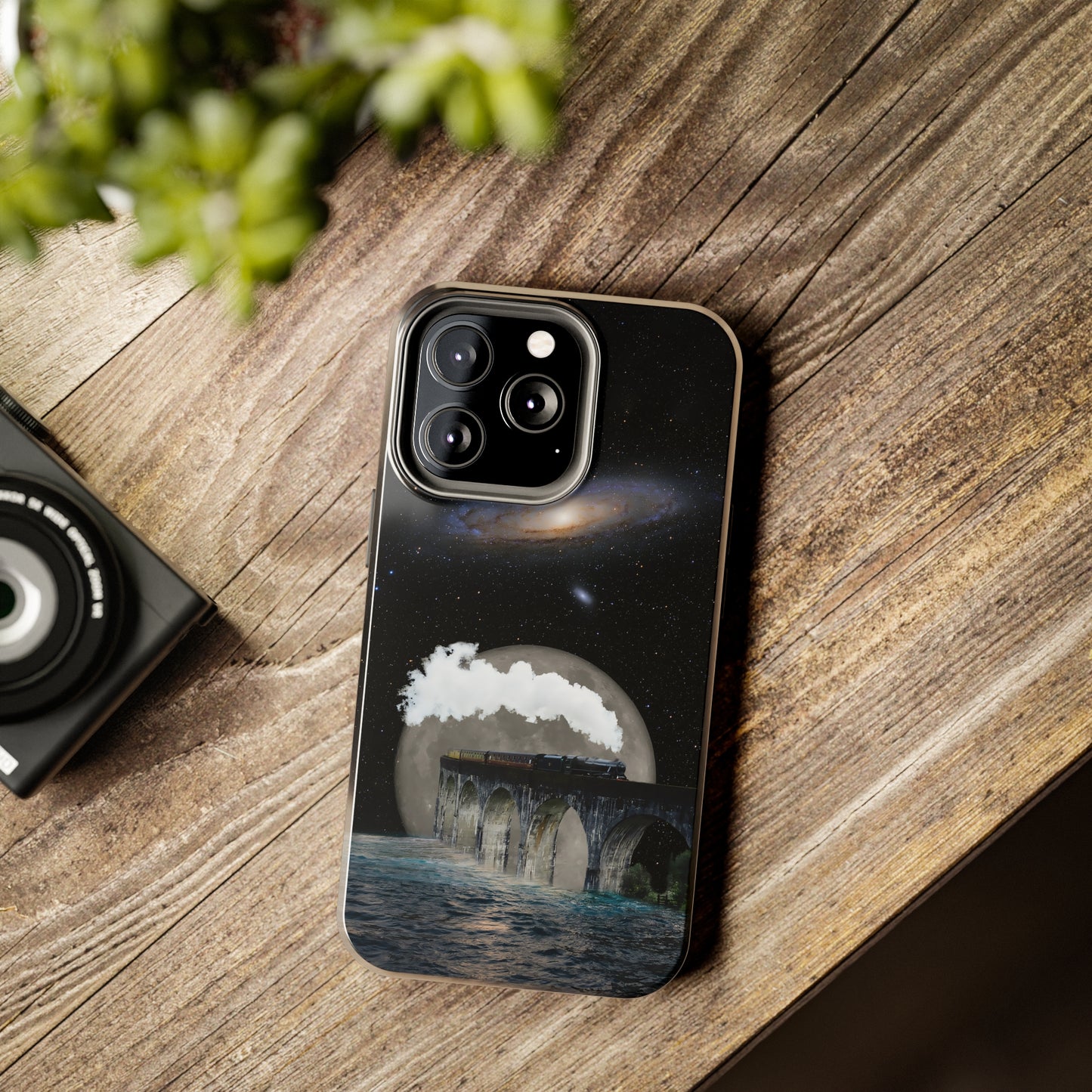 Protective iPhone Cases - Space Collage Art by Tegusuk