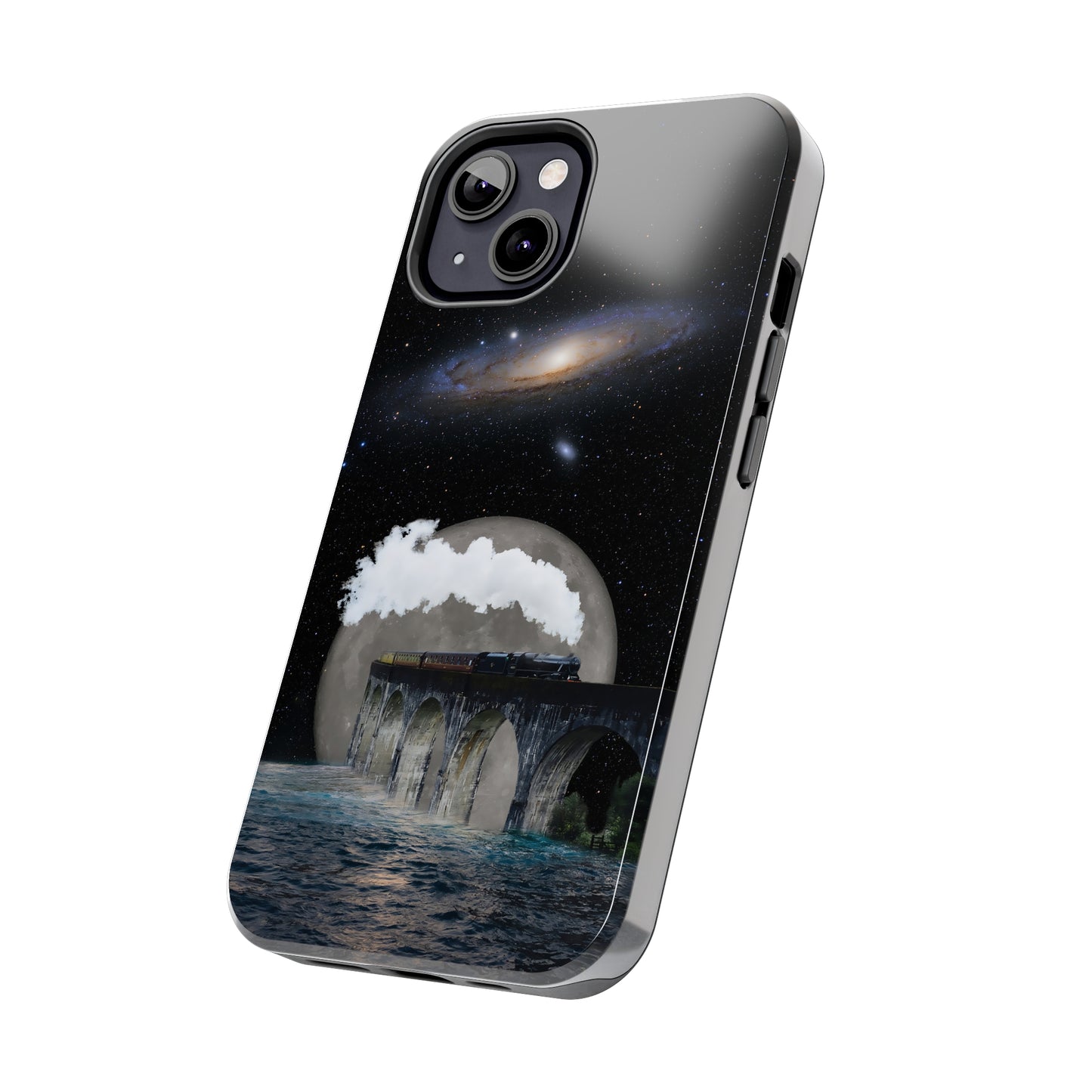 Protective iPhone Cases - Space Collage Art by Tegusuk