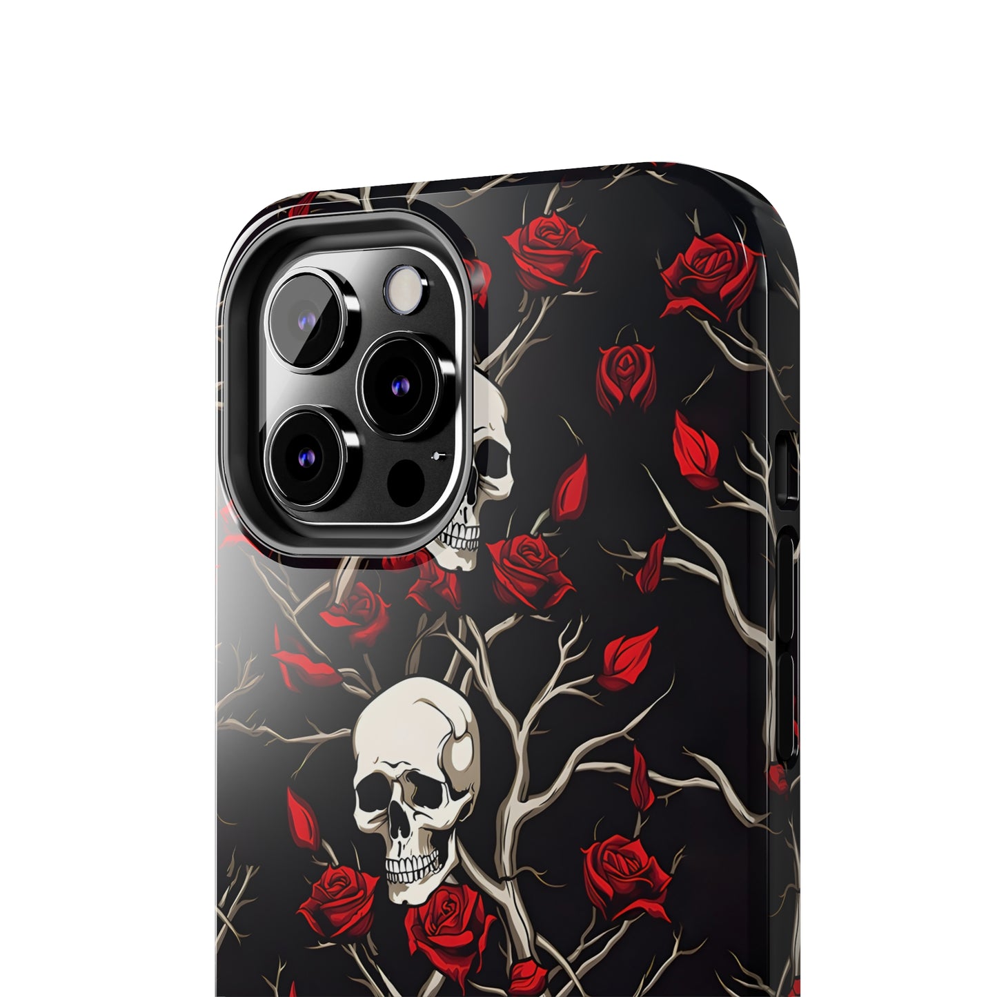 Skull and Rose - Tough iPhone Cases