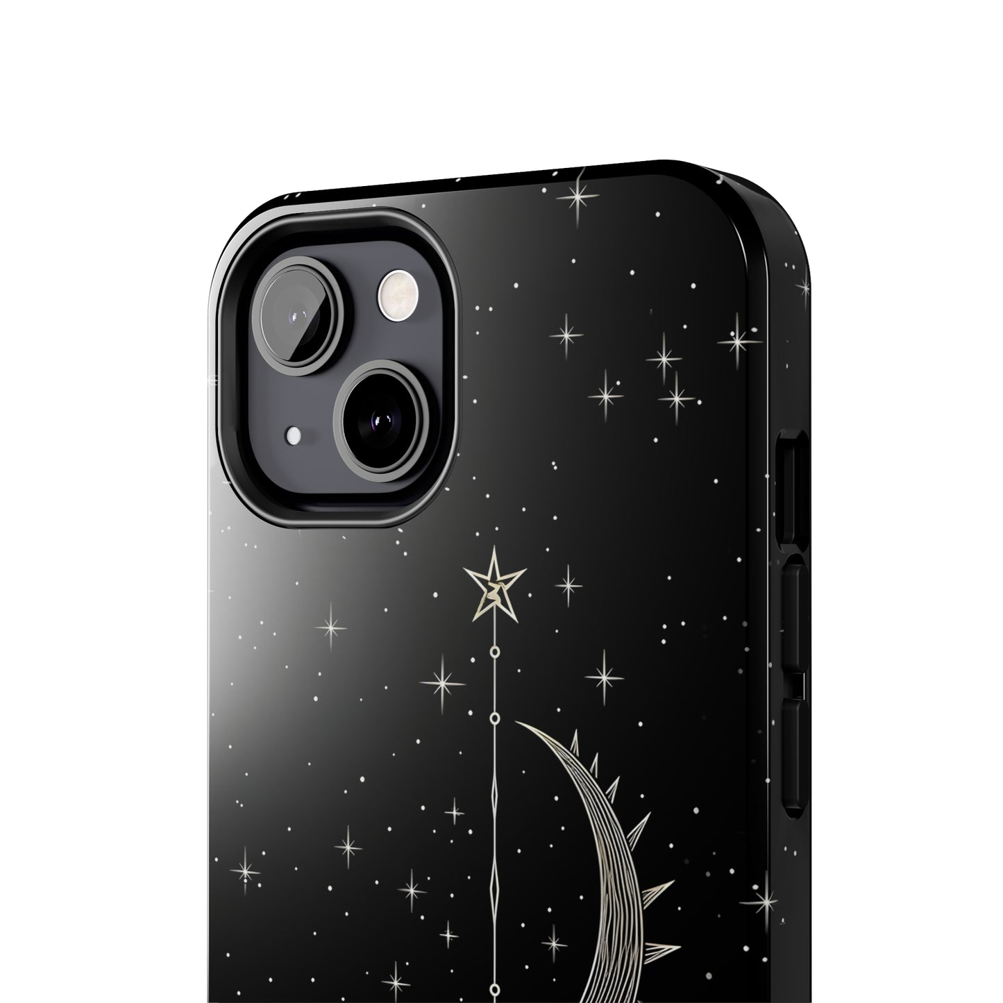 Gothic Crescent Moon - Protective iPhone Cases