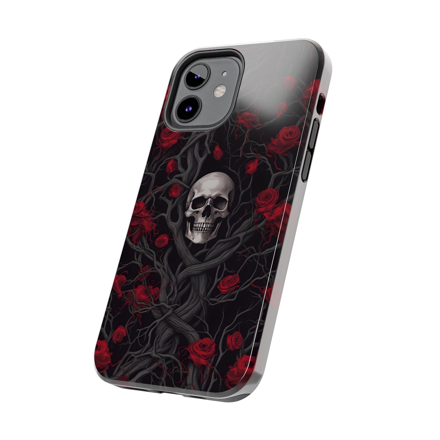 Skull and Roses - Tough iPhone Cases