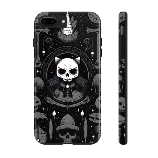 Spooky Patternal Skulls - Protective iPhone Cases