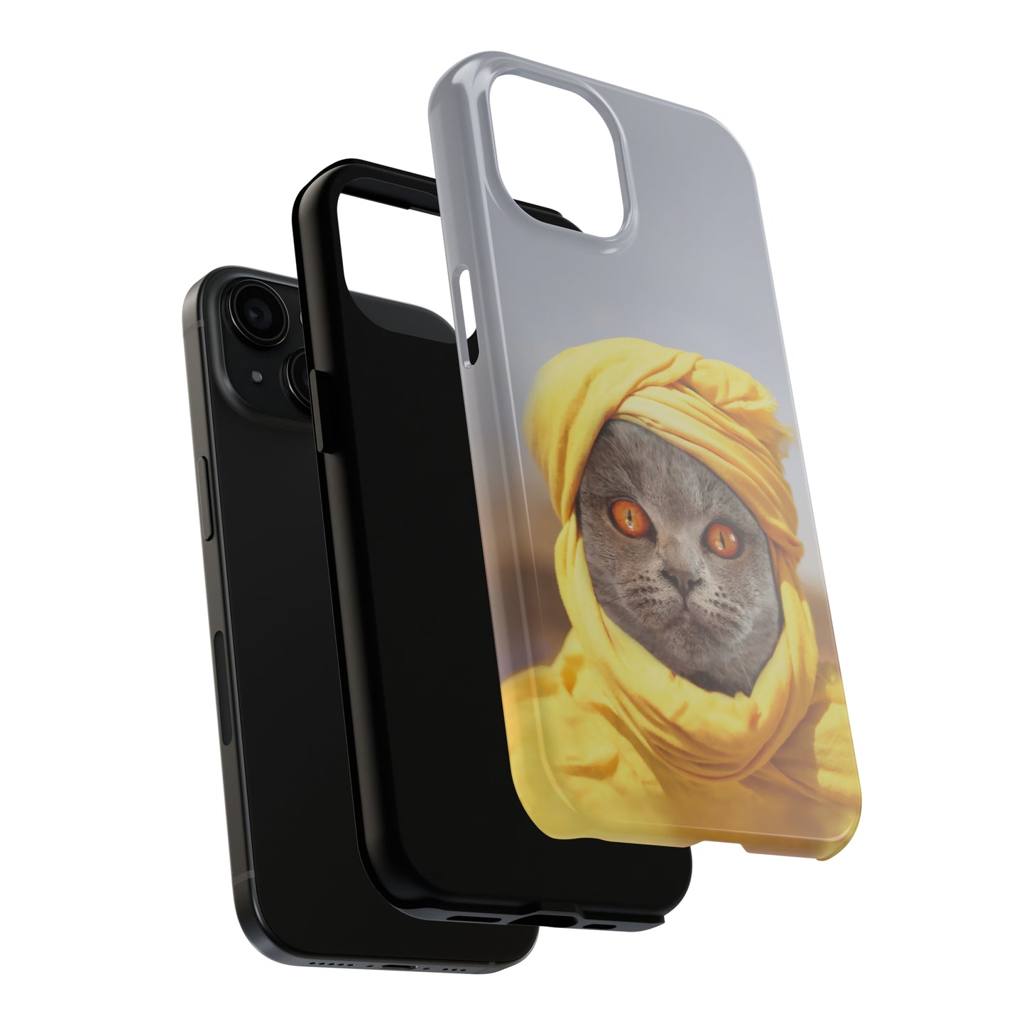 Protective iPhone Cases - Cat Man by Tegusuk
