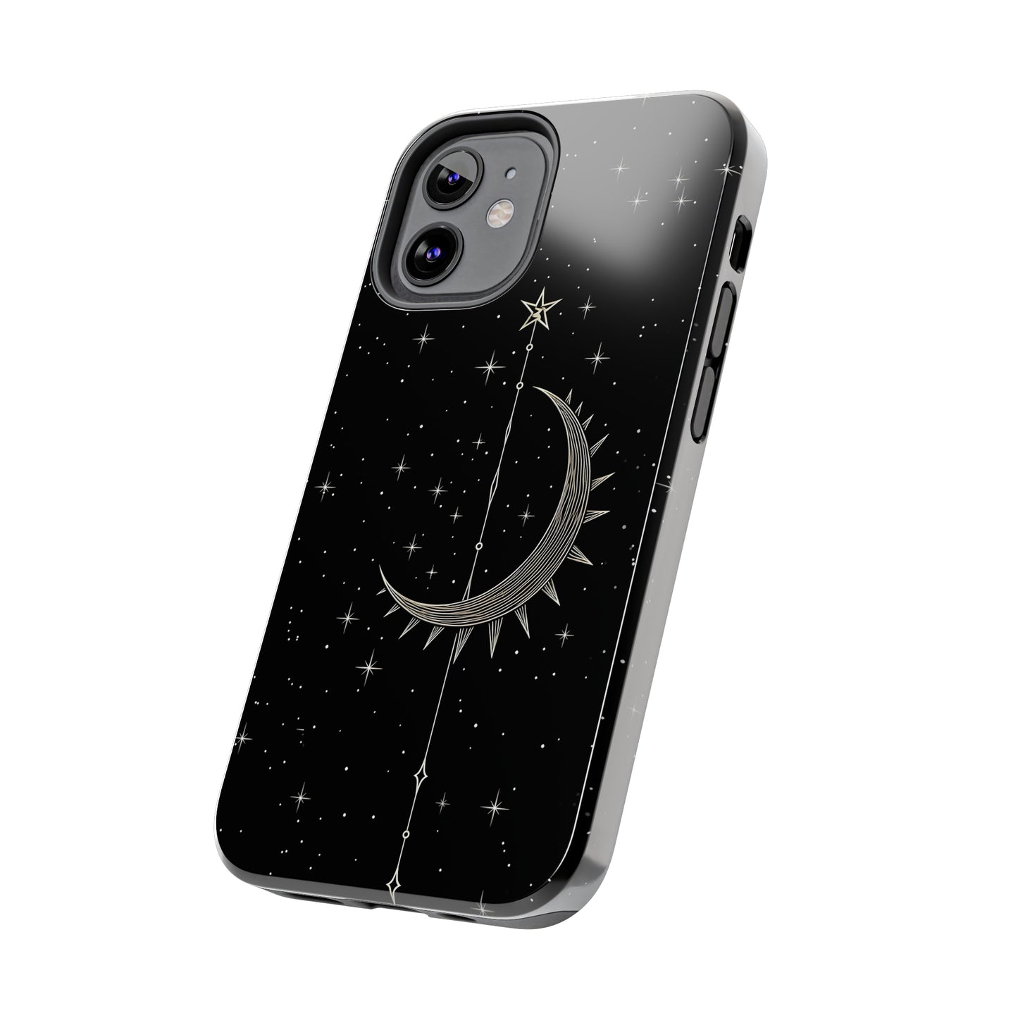Gothic Crescent Moon - Protective iPhone Cases