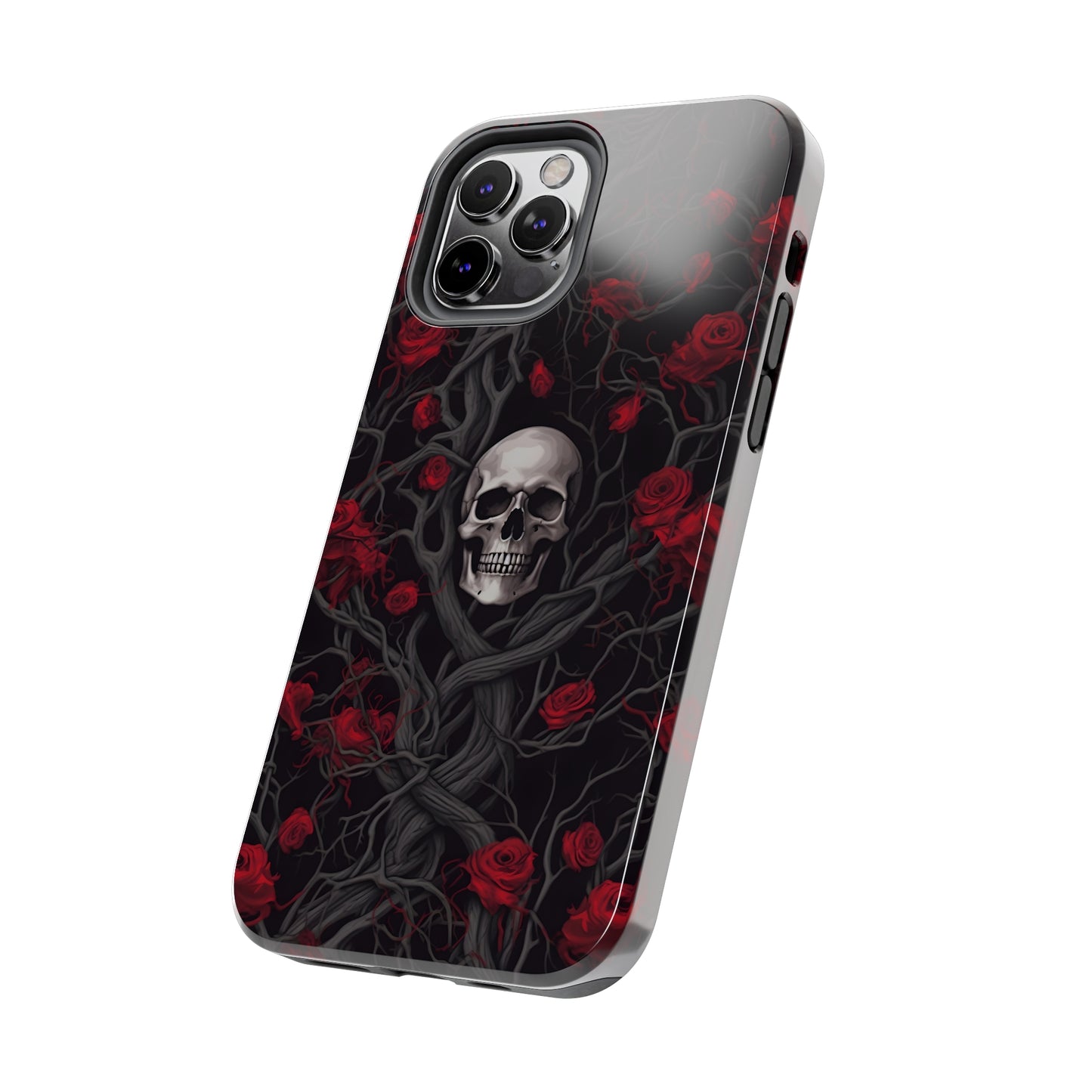 Skull and Roses - Tough iPhone Cases