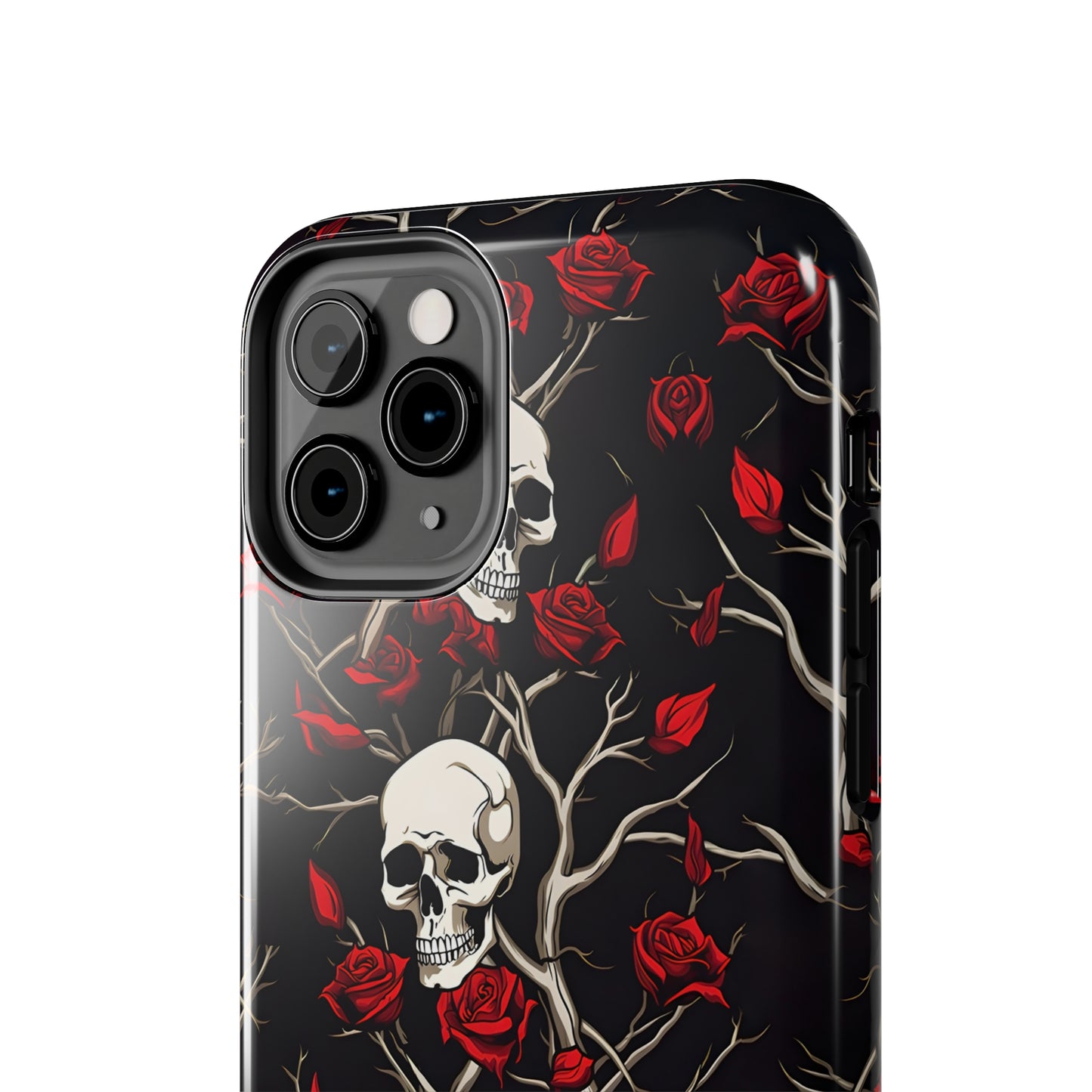Skull and Rose - Tough iPhone Cases