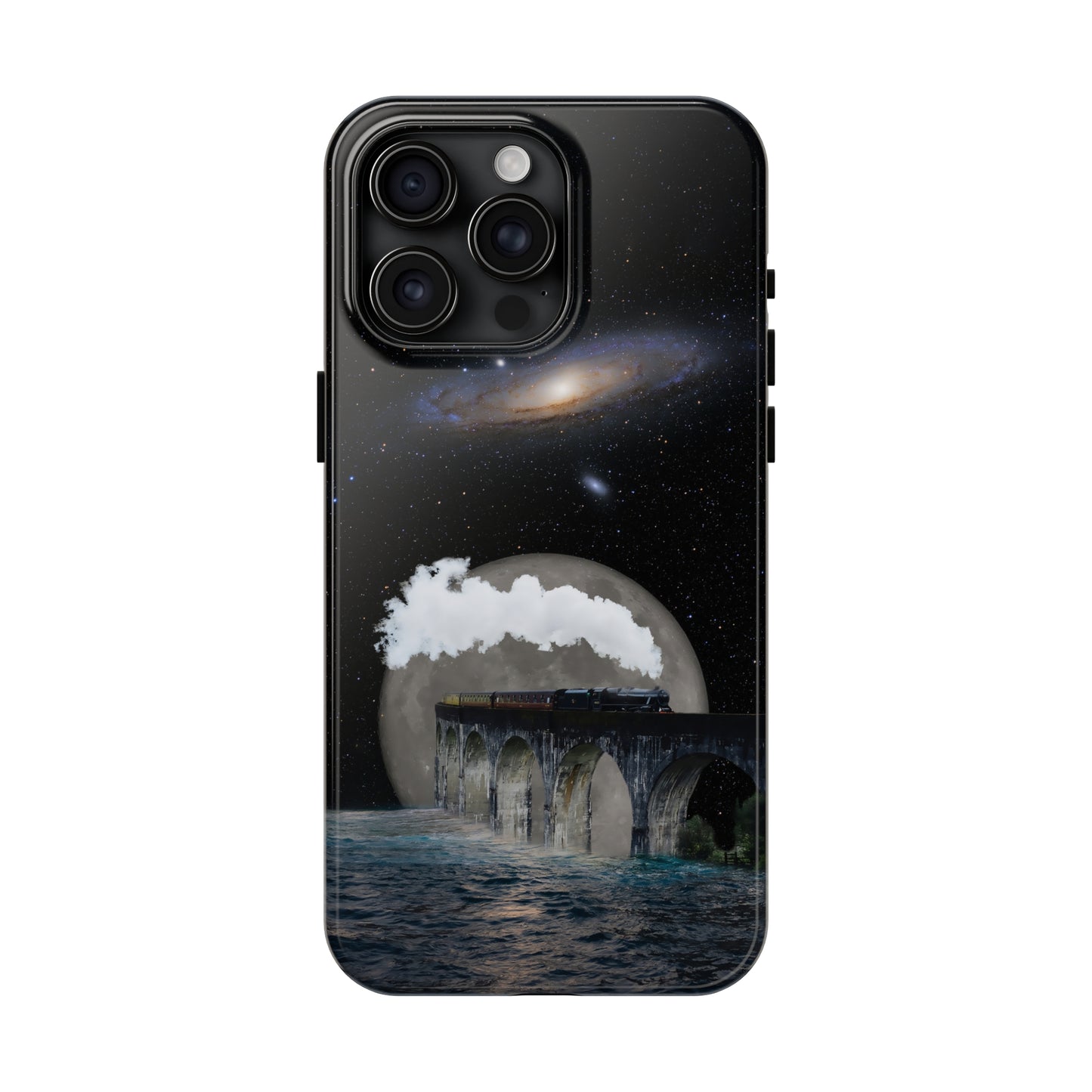 Protective iPhone Cases - Space Collage Art by Tegusuk