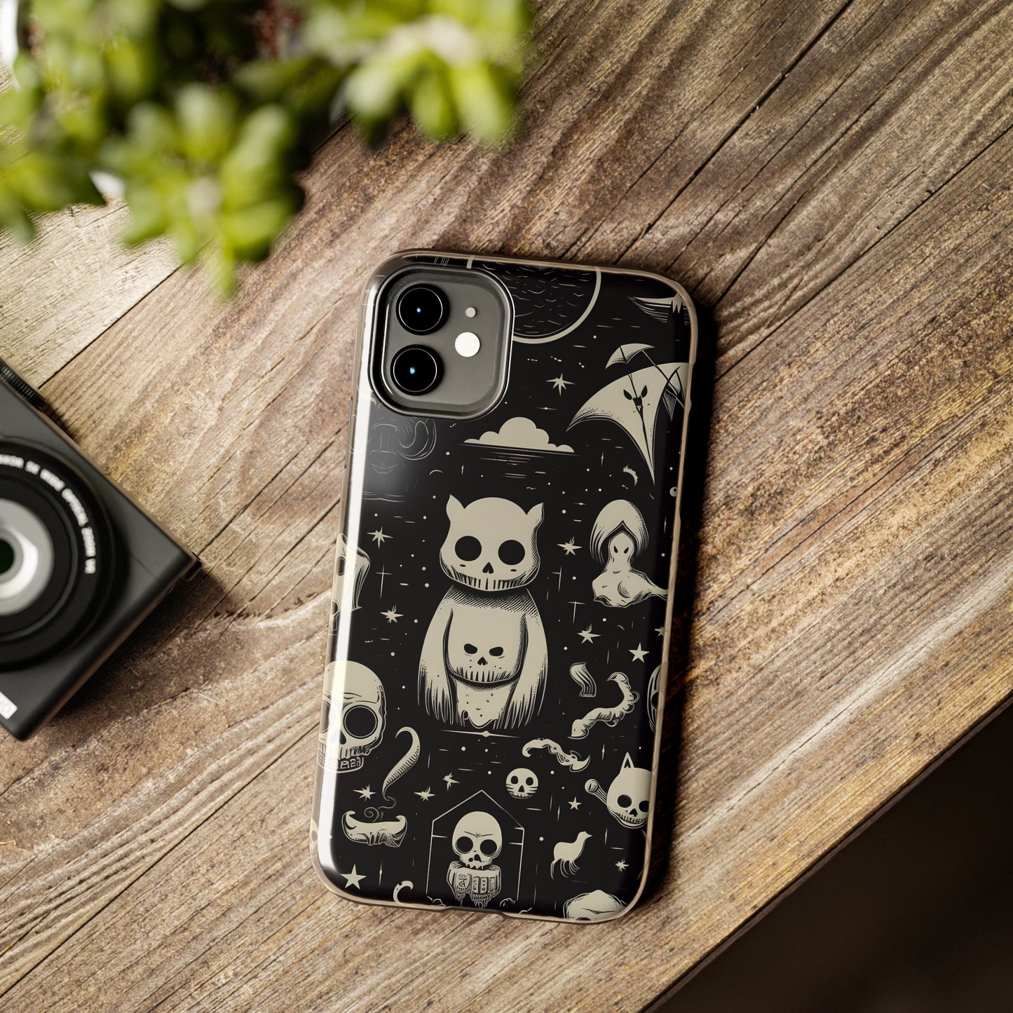 Spooky Skull Patterns - Protective iPhone Cases