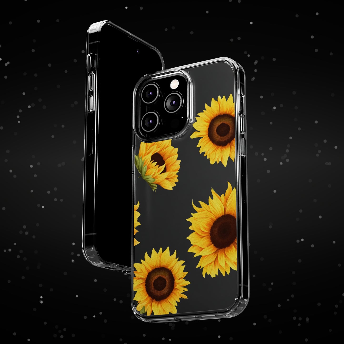 Sunflower - Clear Phone Cases