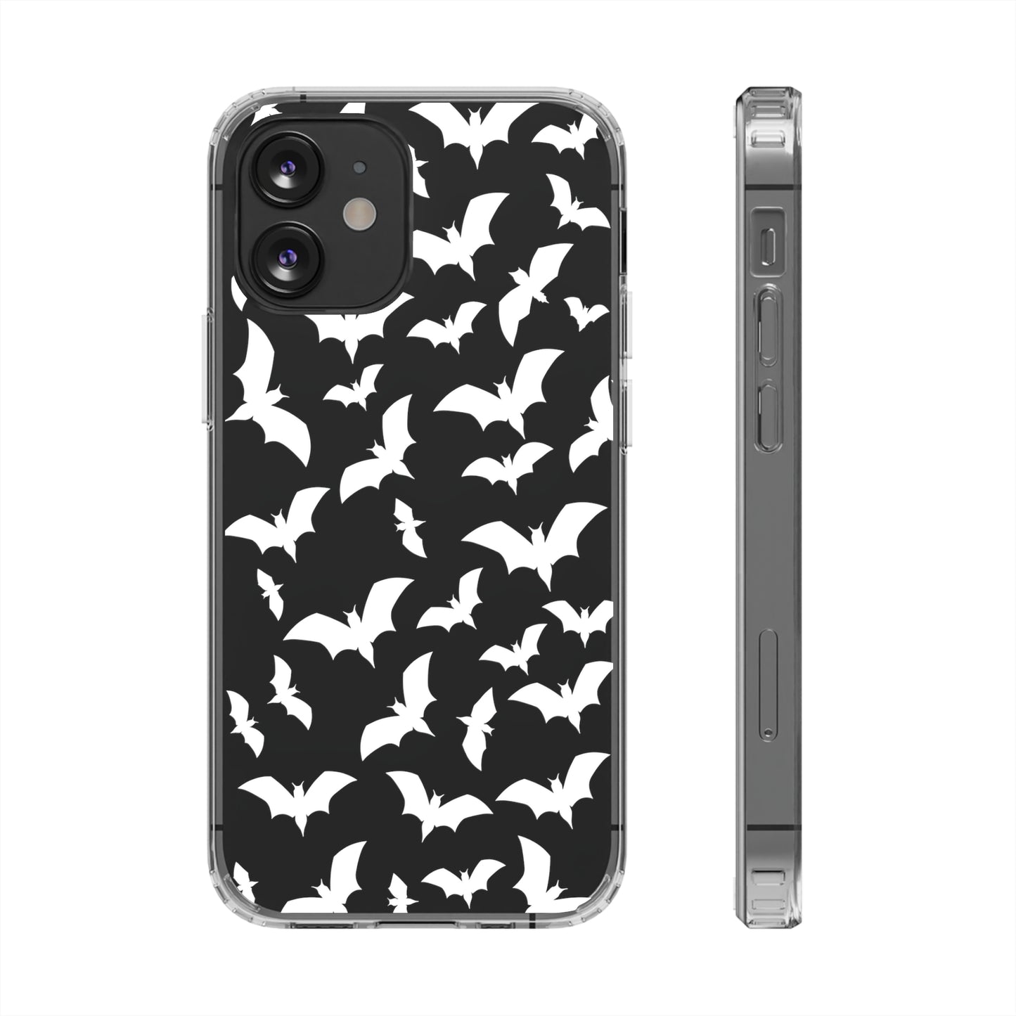 Bat Pattern 2 - Clear Phone Cases