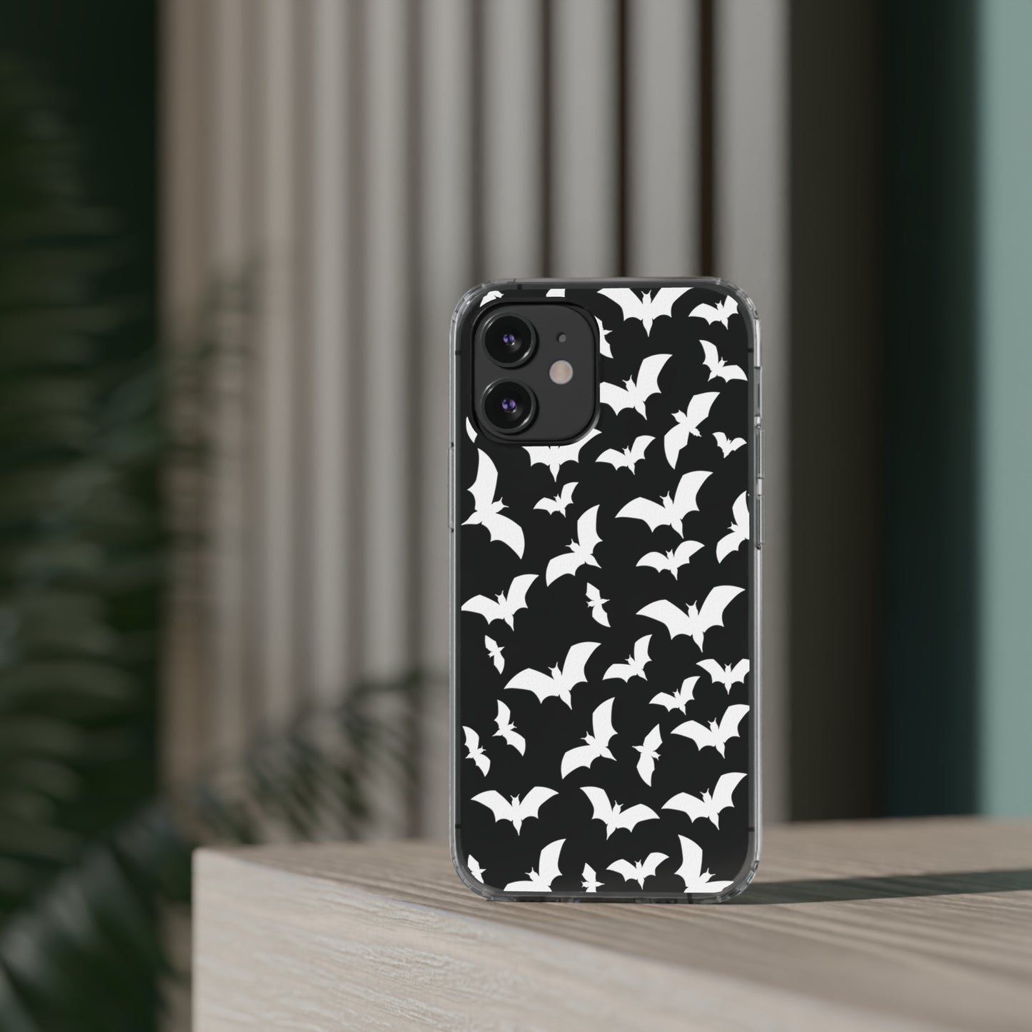 Bat Pattern 2 - Clear Phone Cases