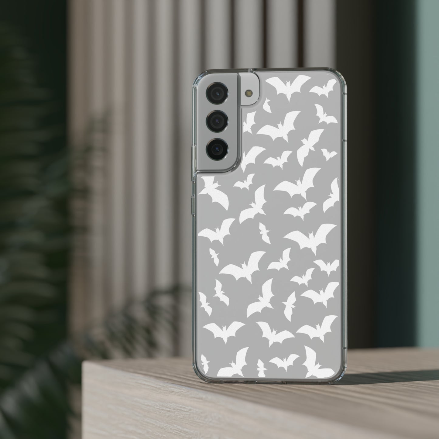 Bat Pattern 2 - Clear Phone Cases