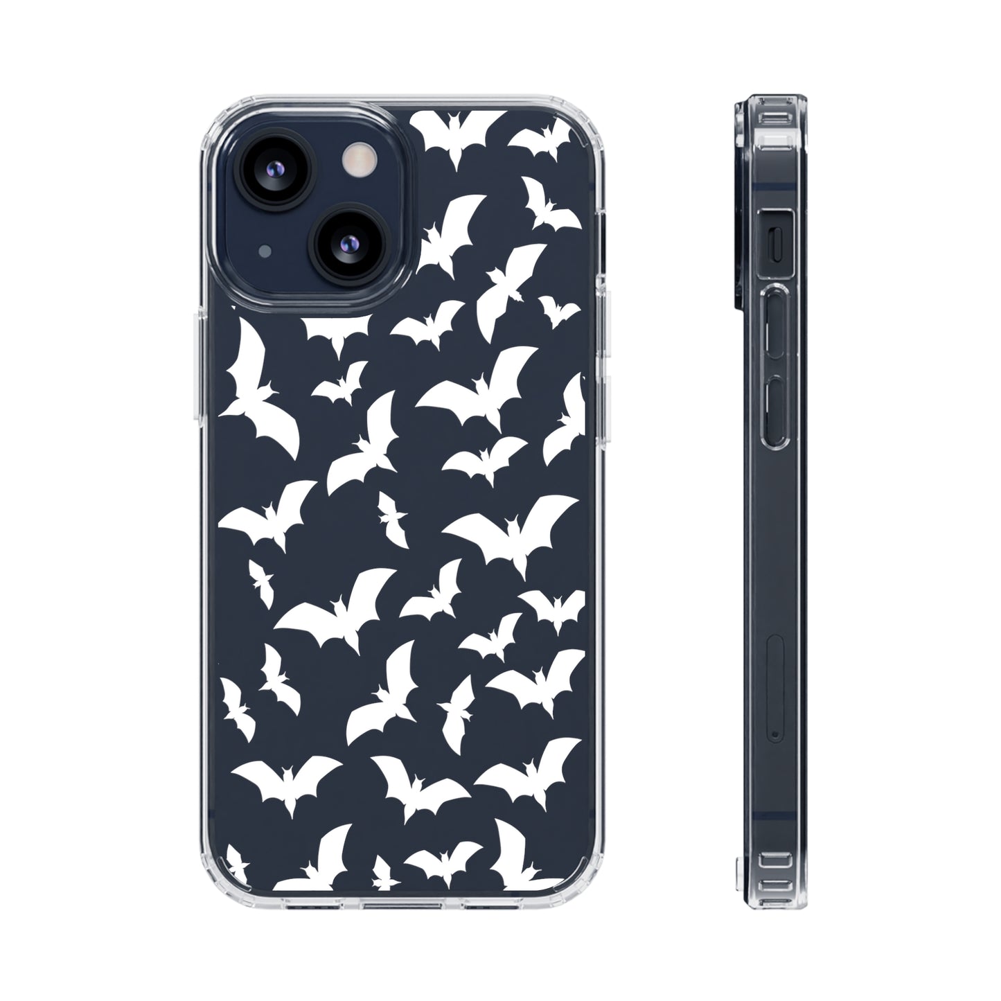 Bat Pattern 2 - Clear Phone Cases