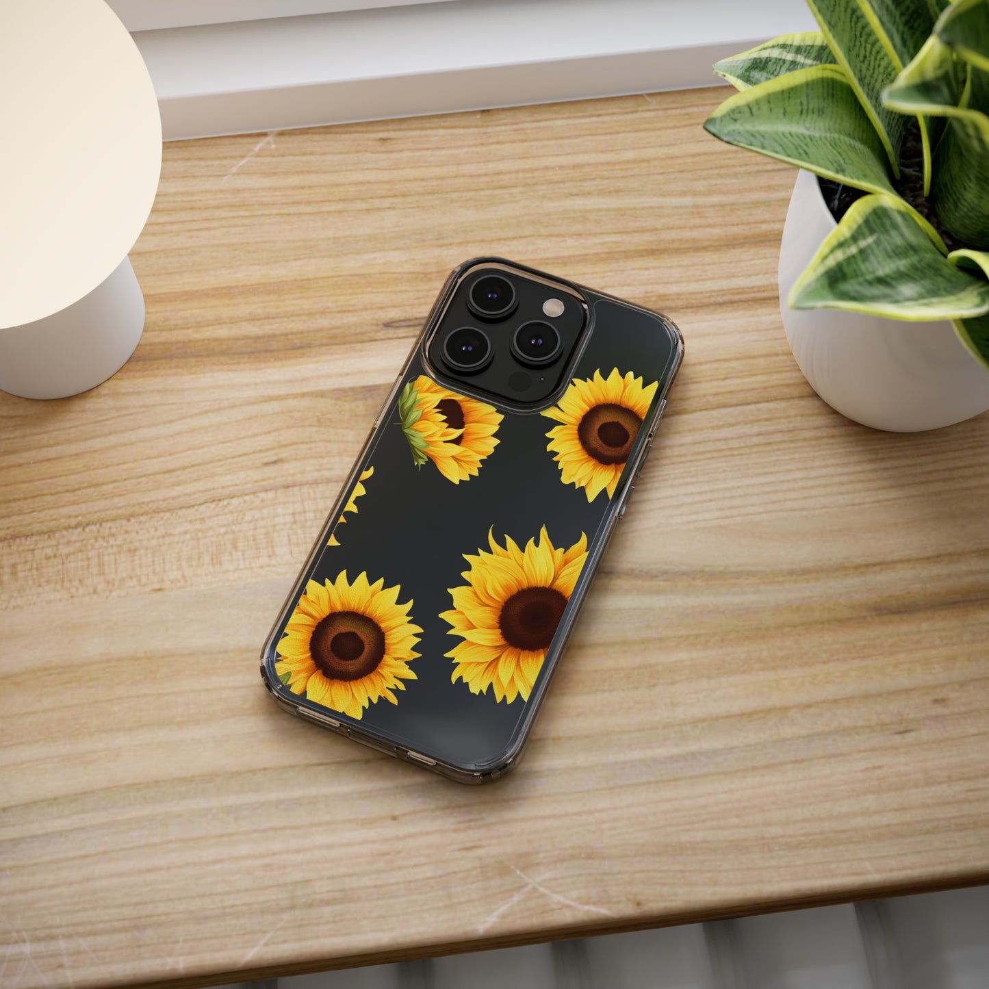 Sunflower - Clear Phone Cases