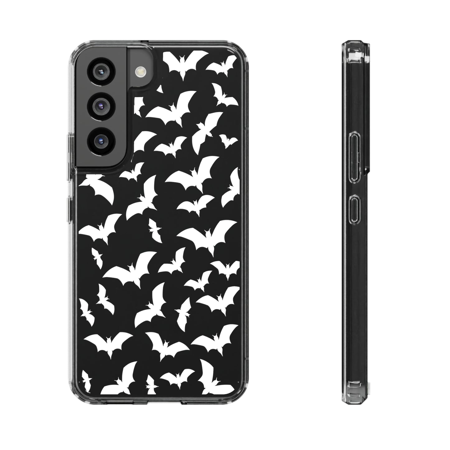 Bat Pattern 2 - Clear Phone Cases