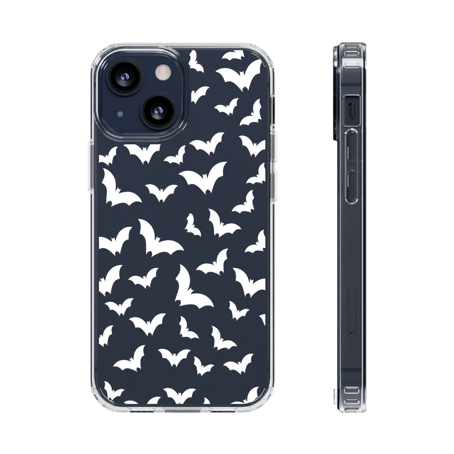 Bat Pattern 3 - Clear Phone Cases