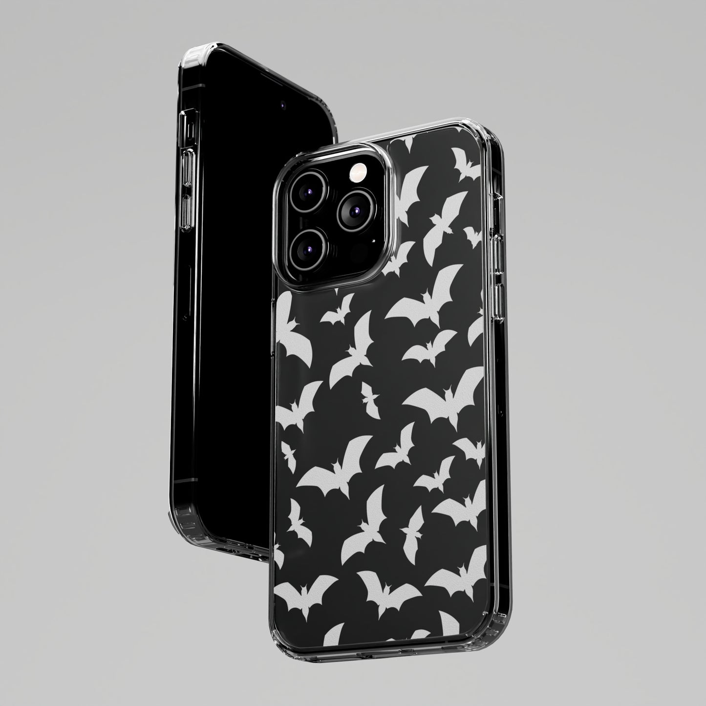 Bat Pattern 2 - Clear Phone Cases