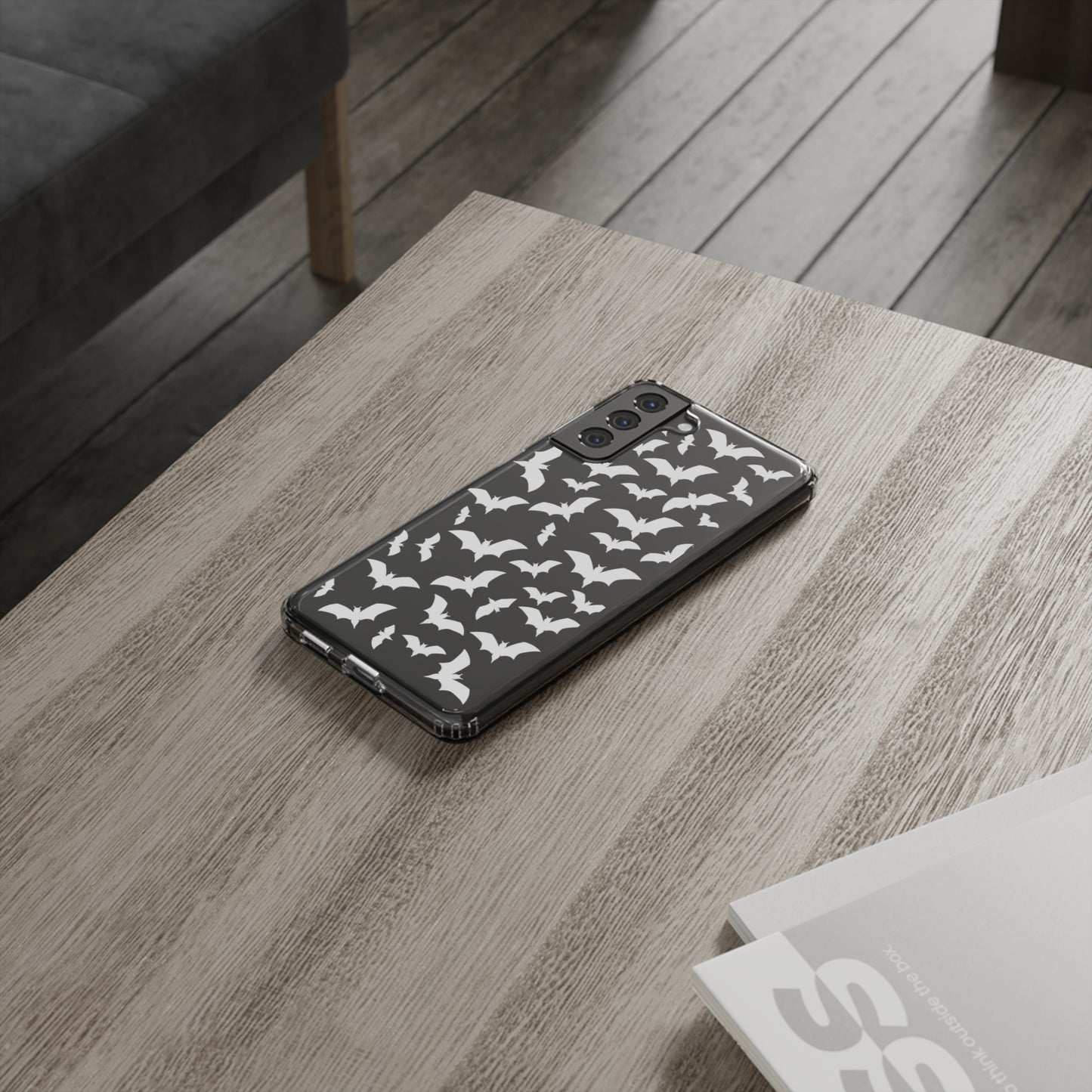 Bat Pattern 2 - Clear Phone Cases