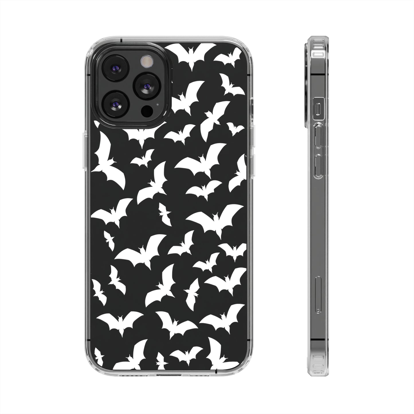 Bat Pattern 2 - Clear Phone Cases