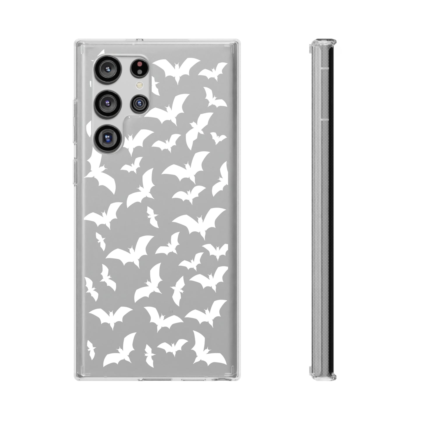 Bat Pattern 2 - Clear Phone Cases