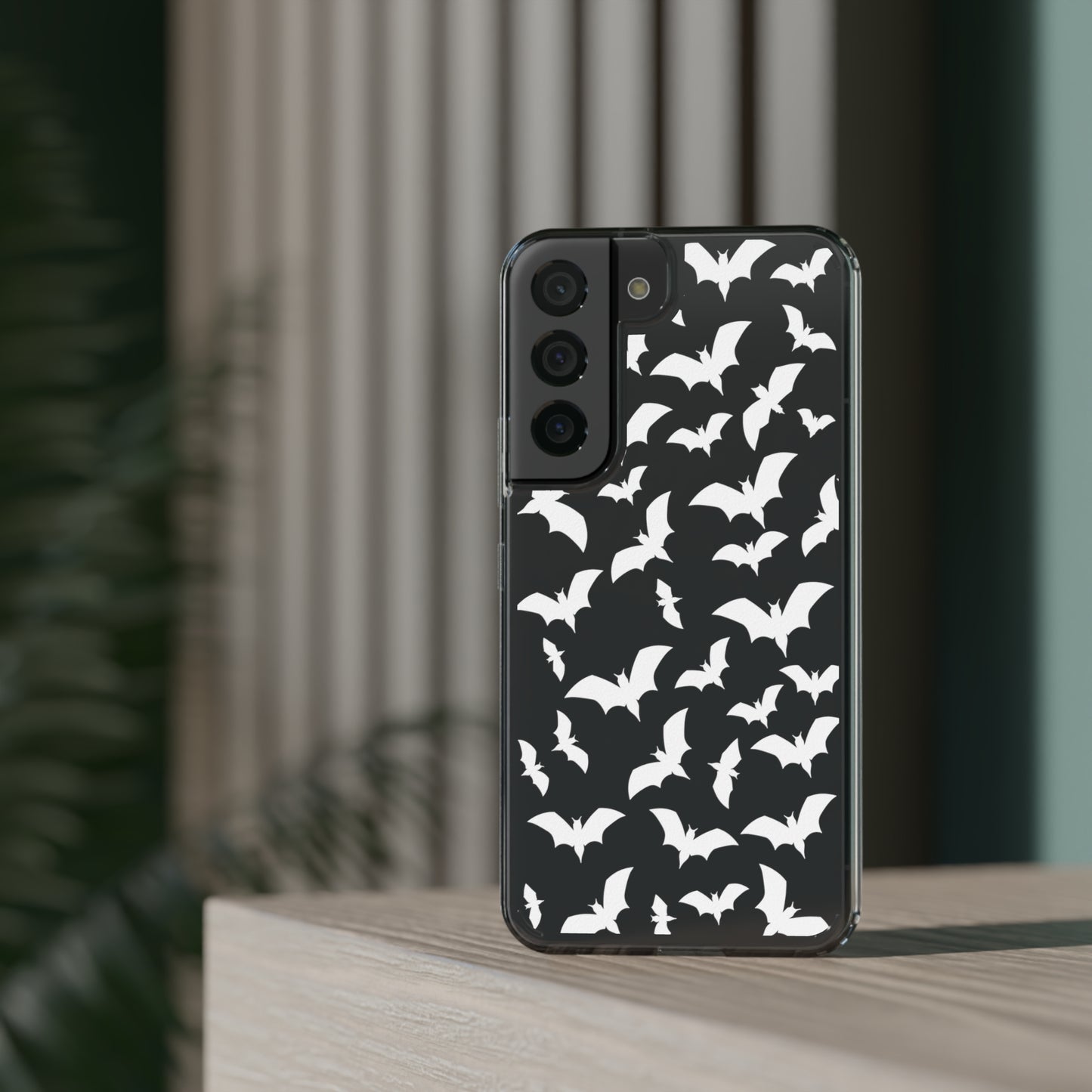 Bat Pattern 2 - Clear Phone Cases