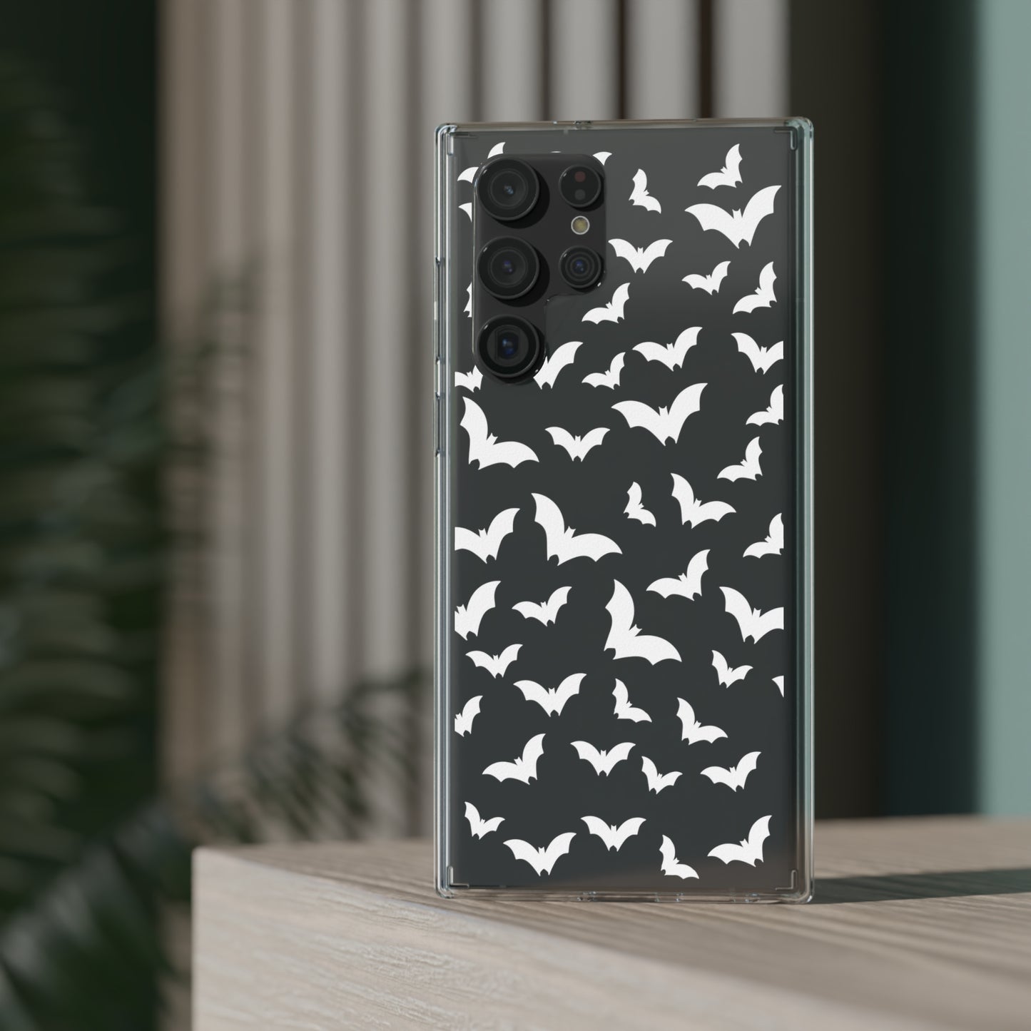 Bat Pattern 3 - Clear Phone Cases