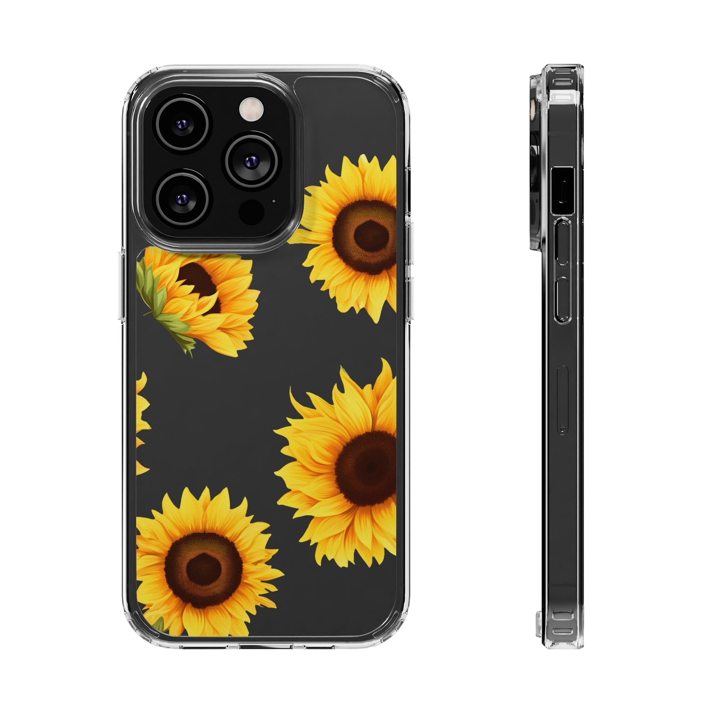 Sunflower - Clear Phone Cases - Tegusuk Store