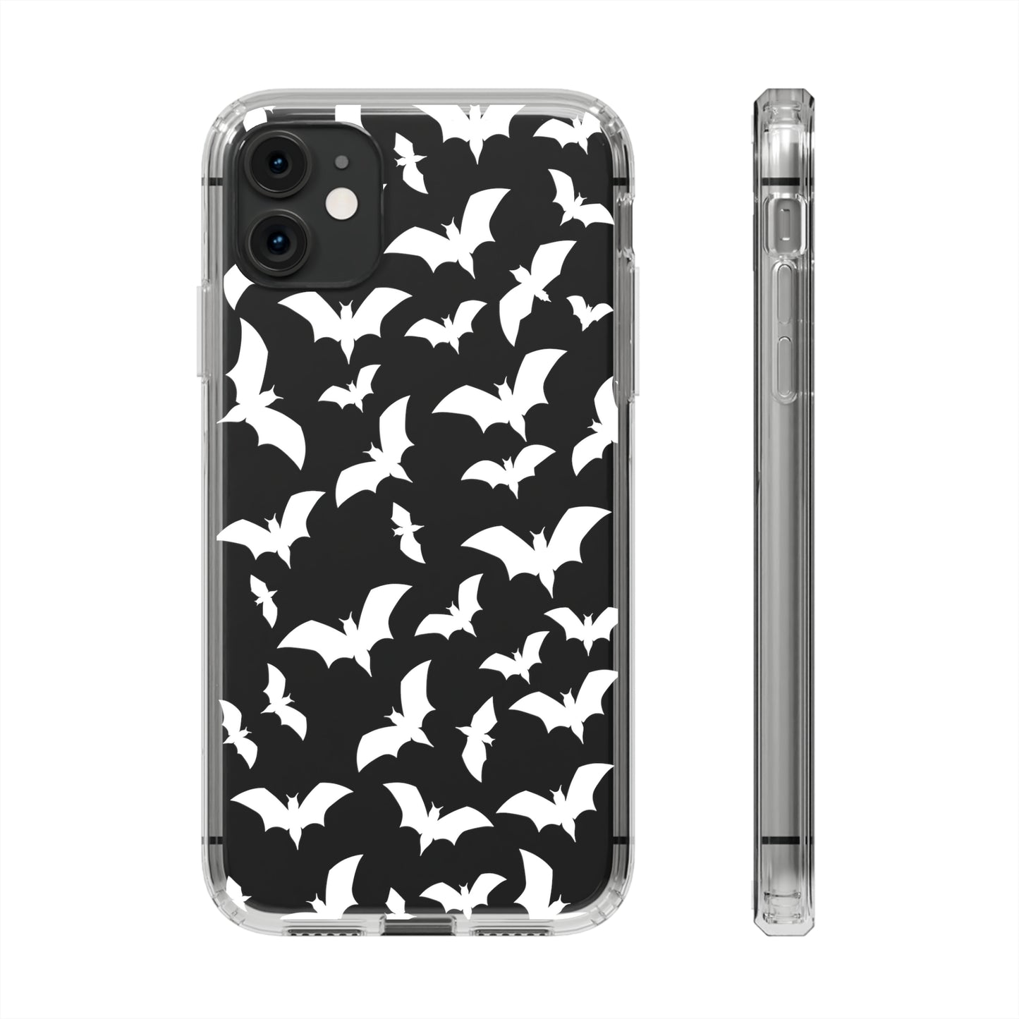 Bat Pattern 2 - Clear Phone Cases