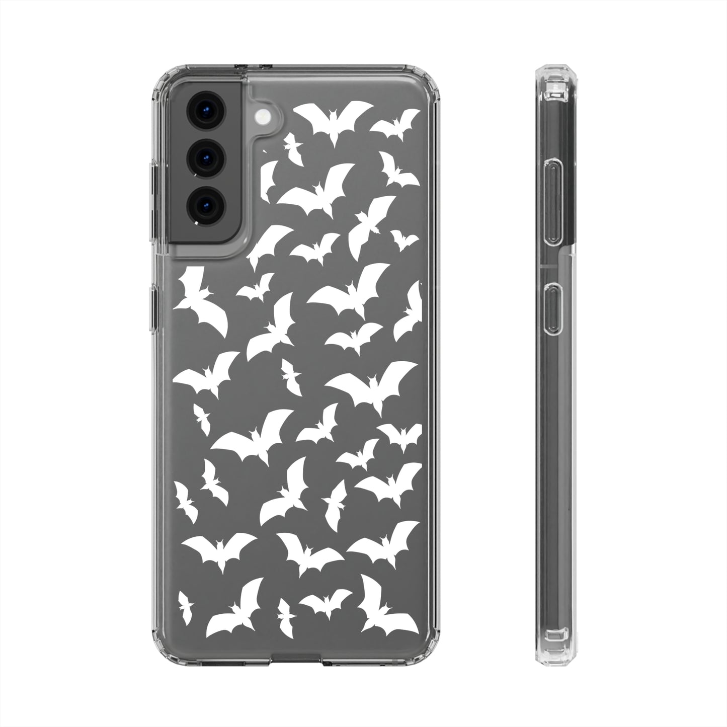 Bat Pattern 2 - Clear Phone Cases