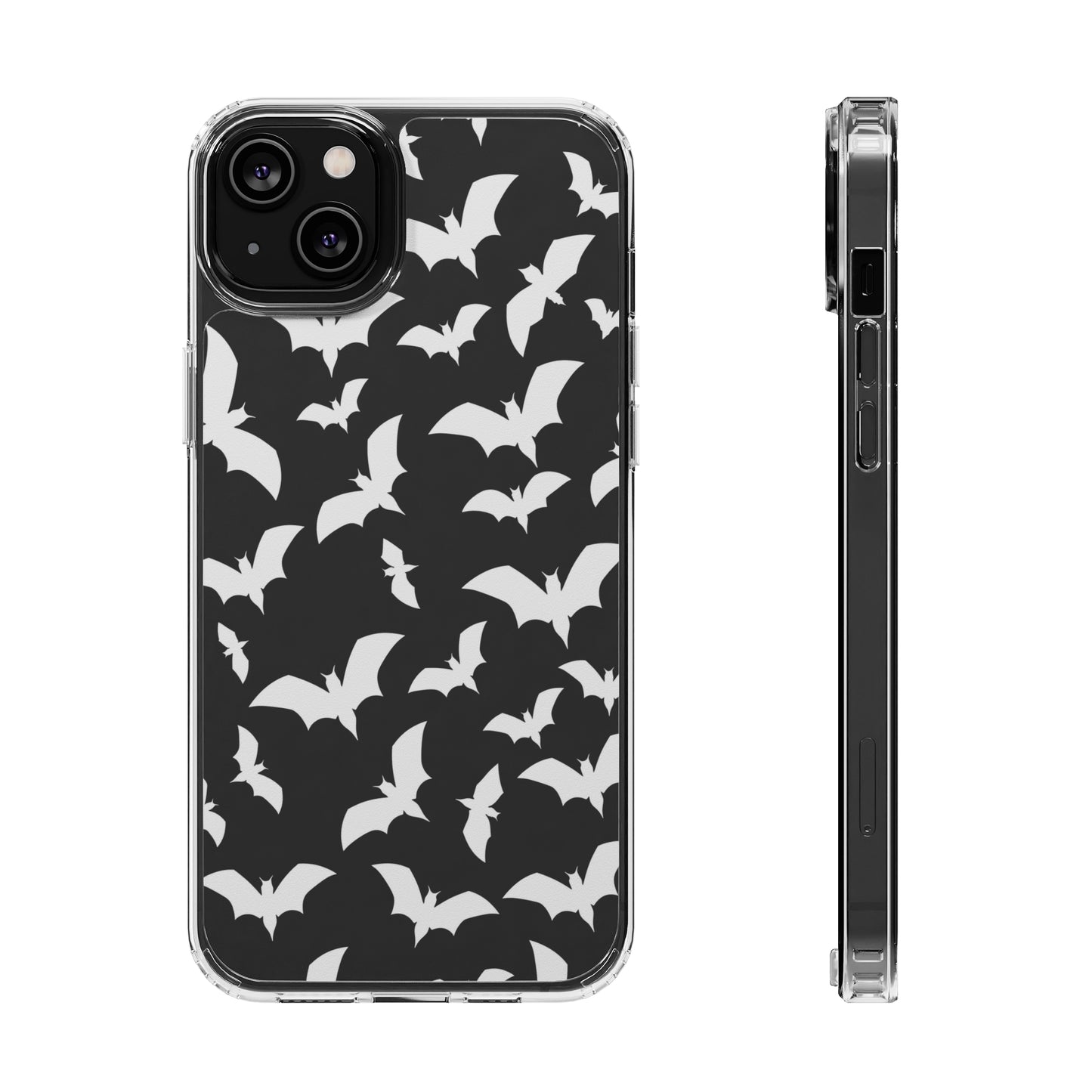 Bat Pattern 2 - Clear Phone Cases