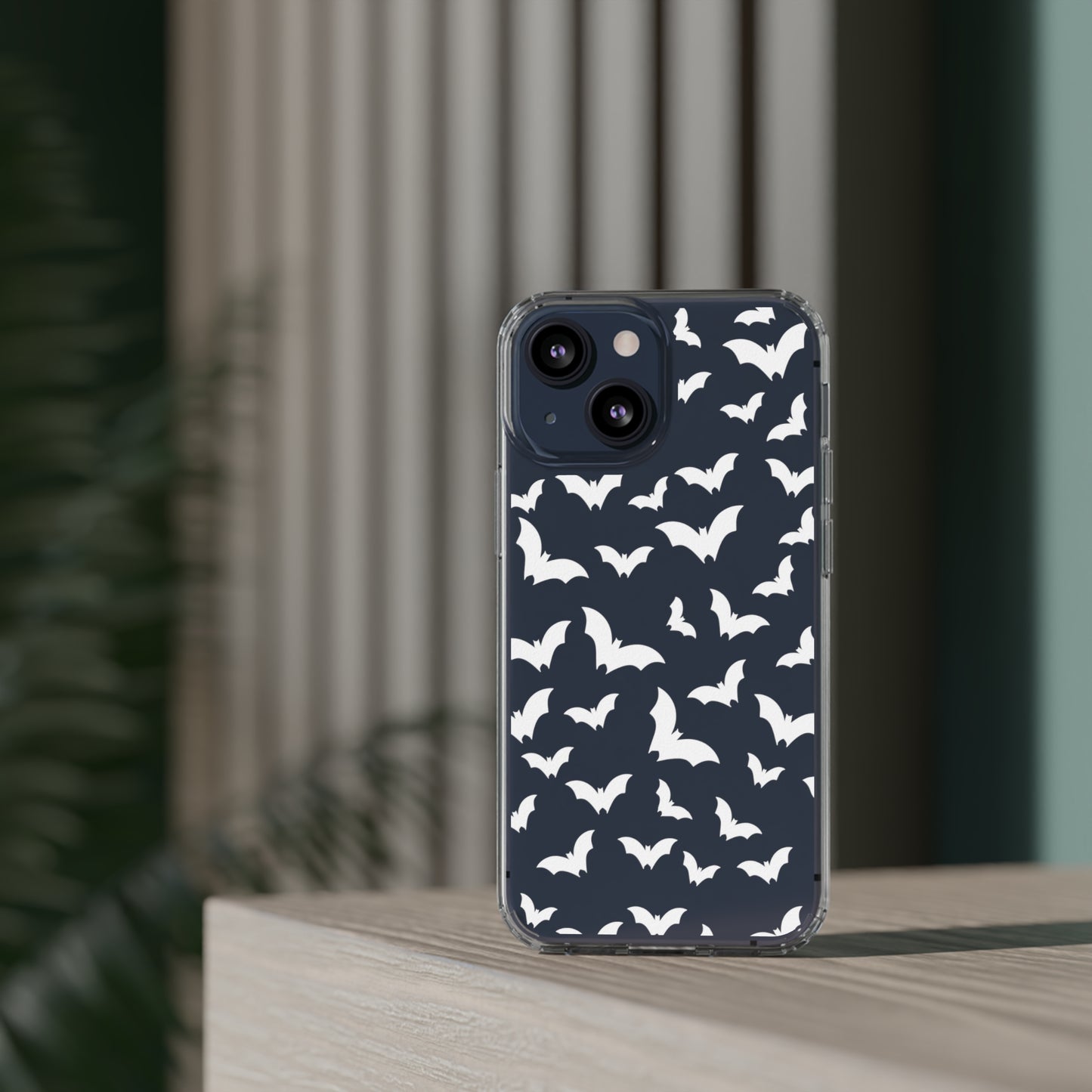 Bat Pattern 3 - Clear Phone Cases