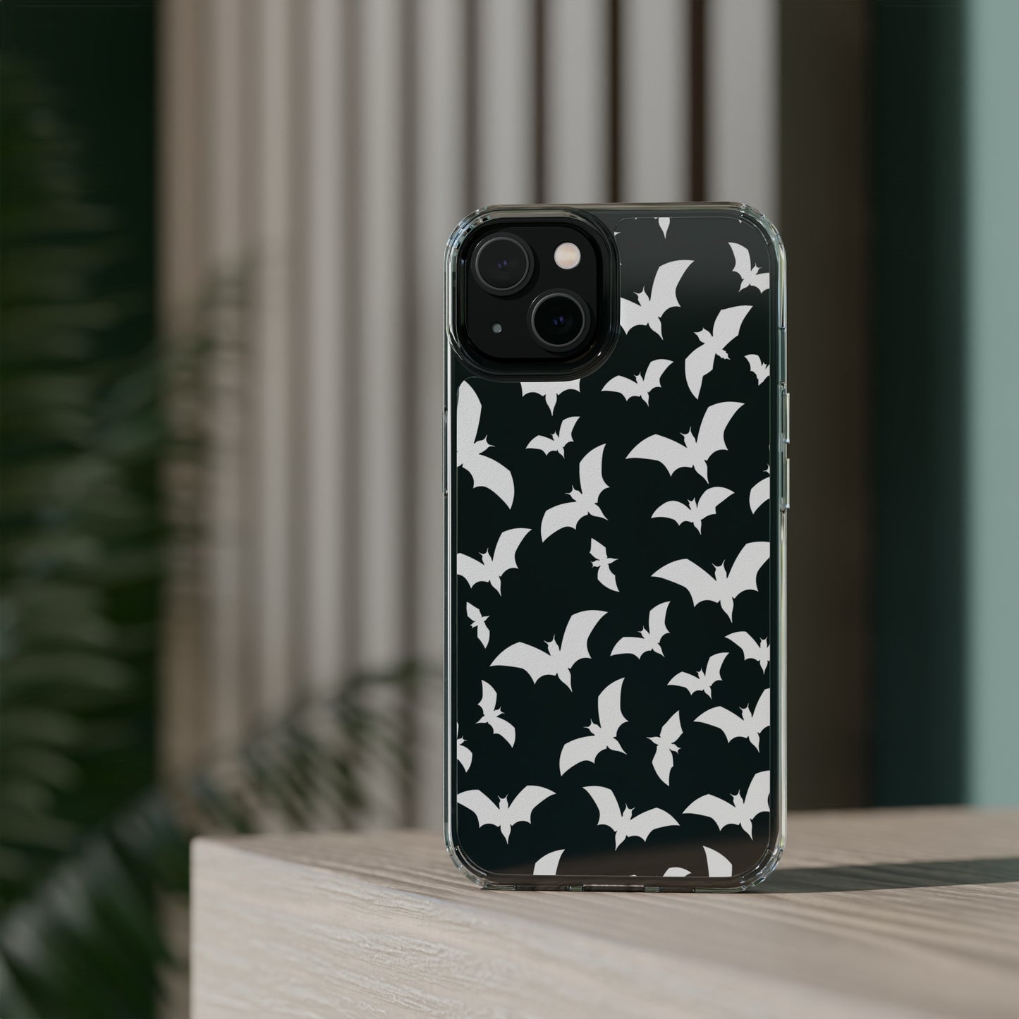 Bat Pattern 2 - Clear Phone Cases