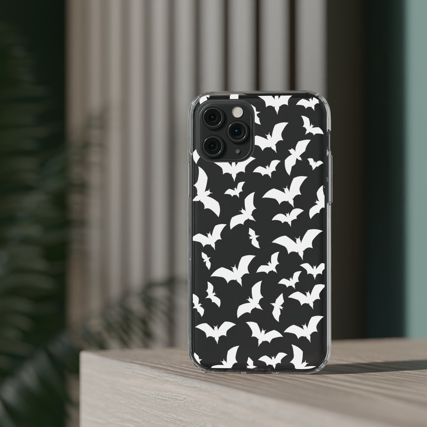 Bat Pattern 2 - Clear Phone Cases